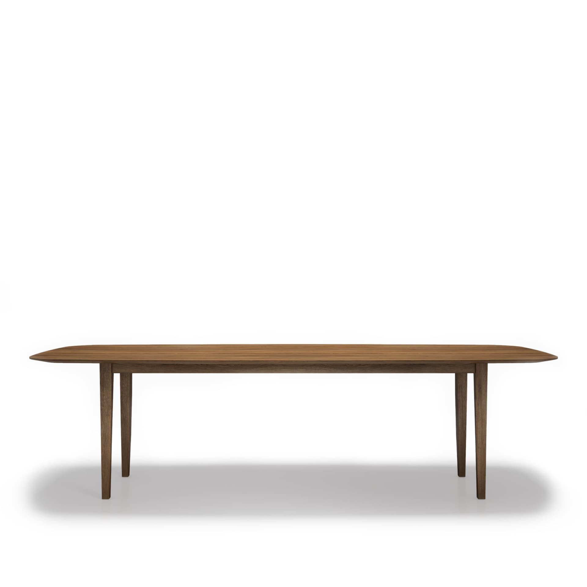 Dk3 - Kia's Table, Smoked Oak Oiled, L264 X W100 cm, Table Height 74 cm - Spisebord - Jacob Plejdrup - Brun - Tre