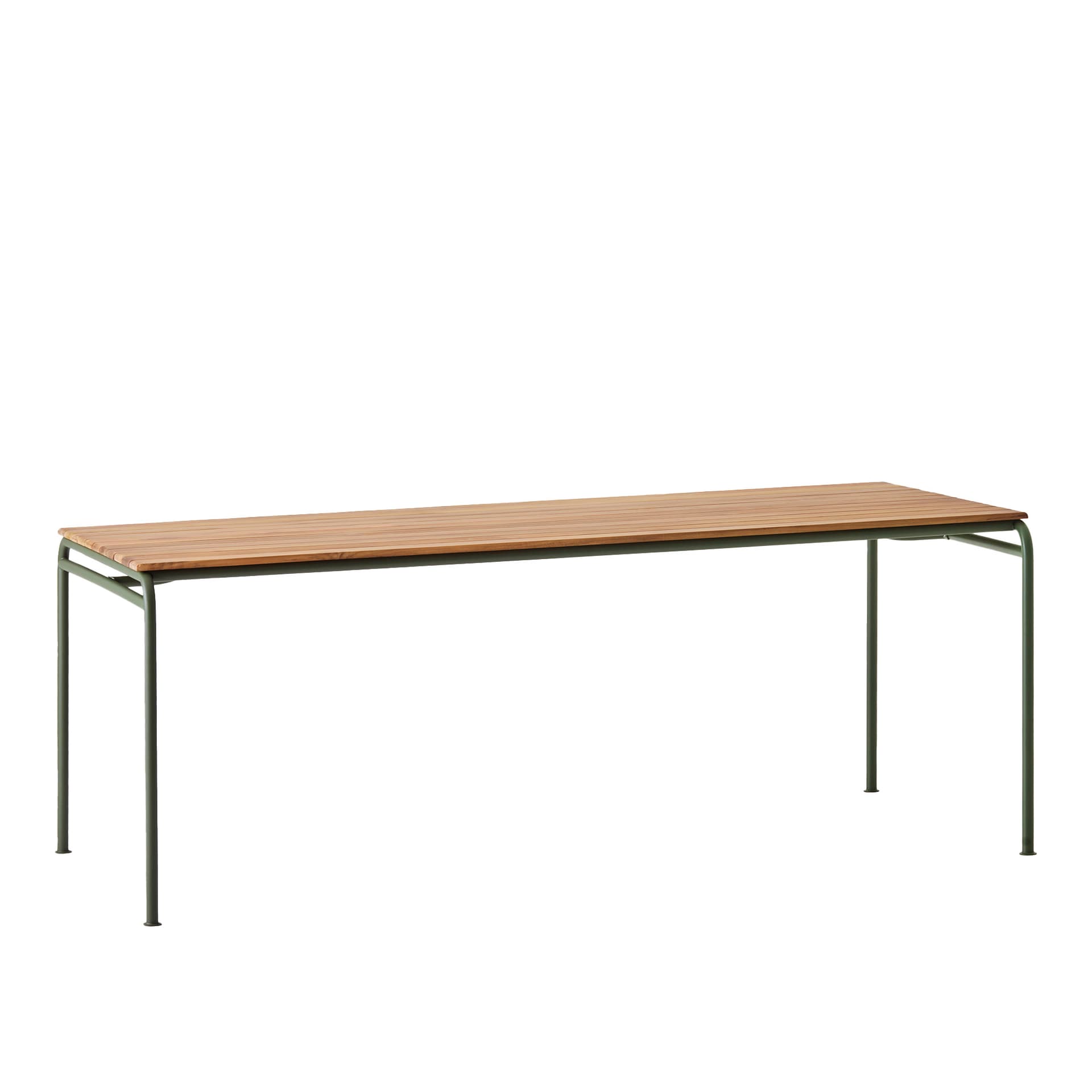 A Huseby - Kallio outdoor dining table green - Utendørs spisebord - Sami Kallio - Grønn - Metall/Tre