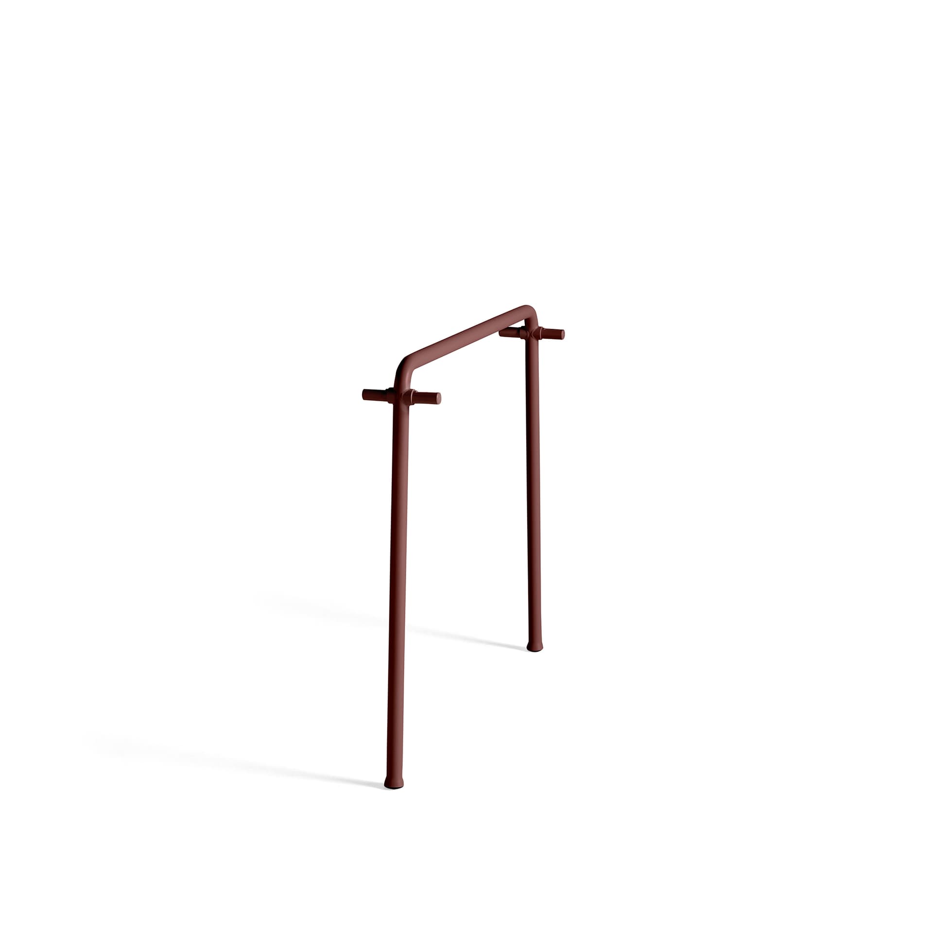 HAY - Palisade midtben 90 x 75 - Iron Red - Utendørs spisebord - Ronan & Erwan Bouroullec - Rød - Metall