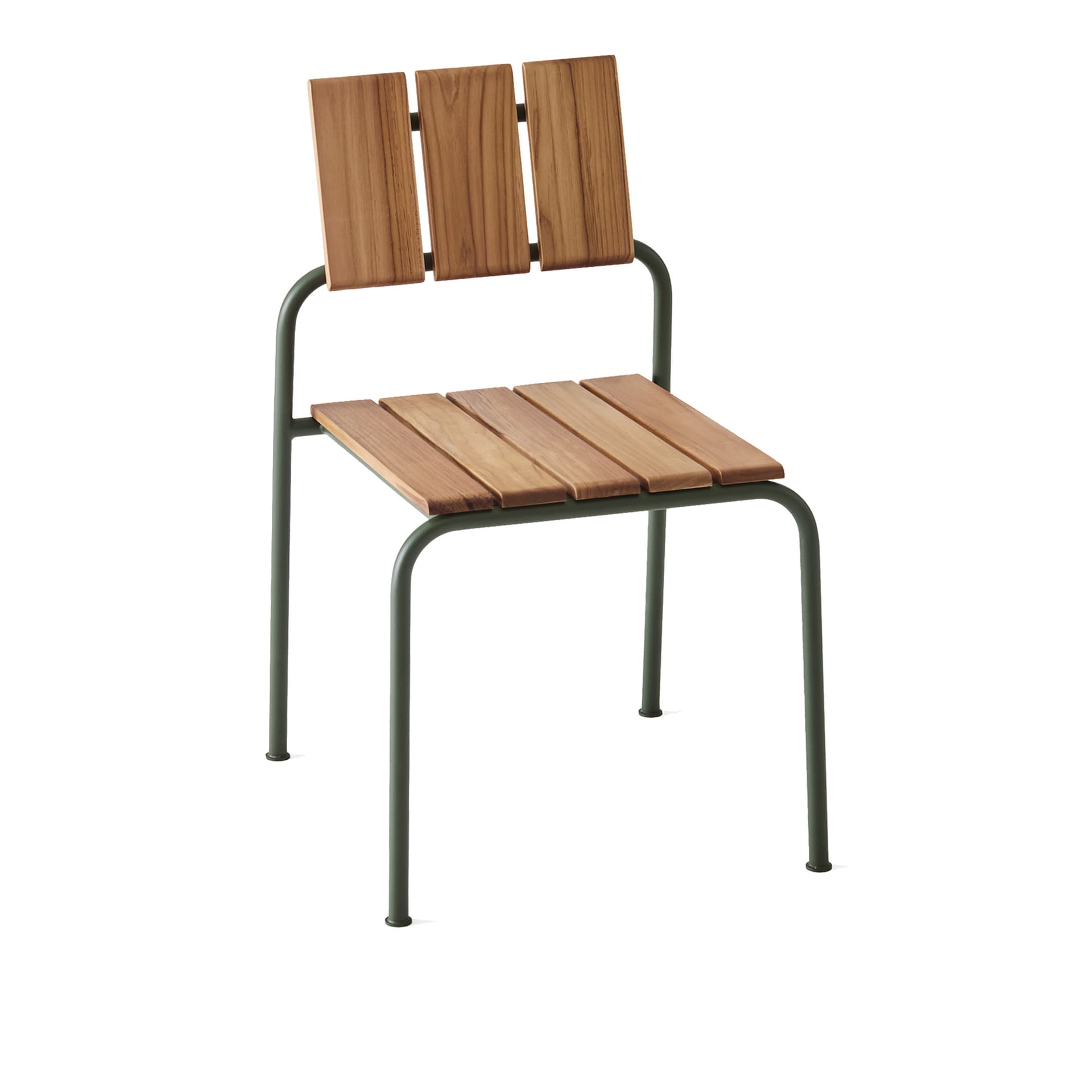 A Huseby - Kallio outdoor dining chair green - Utendørs spisebordstoler - Sami Kallio - Grønn - Metall/Tre
