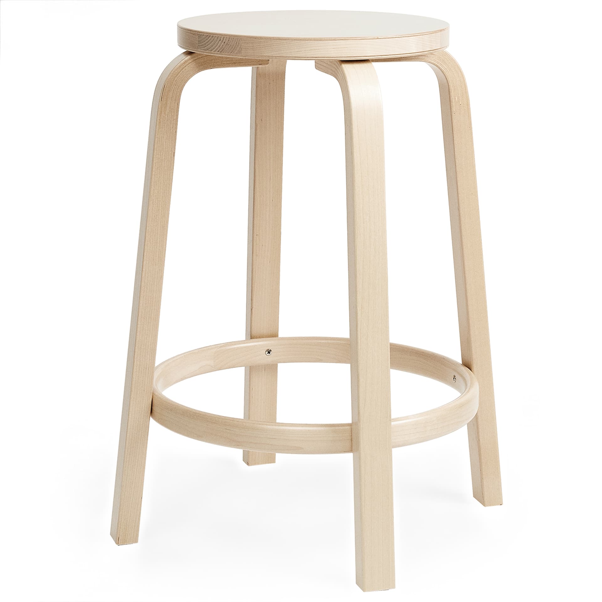 Artek - Barstol 64, 75 cm, Björkfanér - Barstoler & barkrakker - Alvar Aalto - Tre farget - Tre