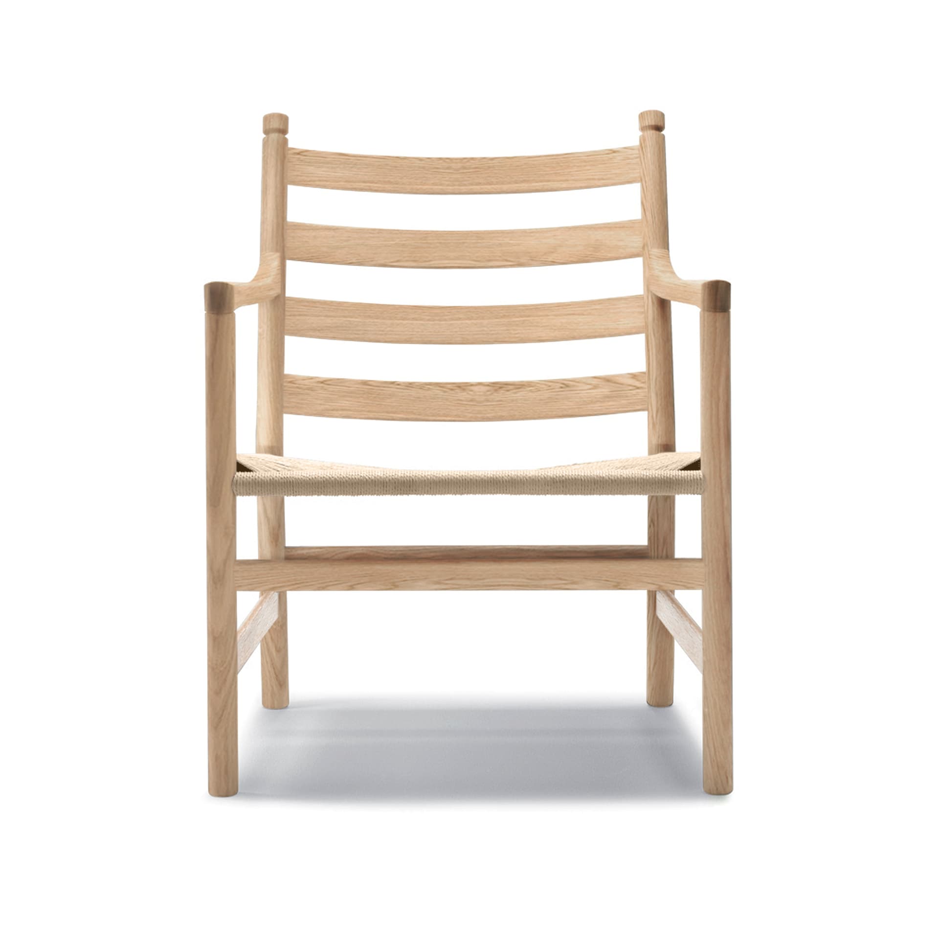 Carl Hansen - CH44 Ek Tvålad / Snöre Natur - Lenestoler - Hans J. Wegner - Tre farget - Naturlig materiale/Tre
