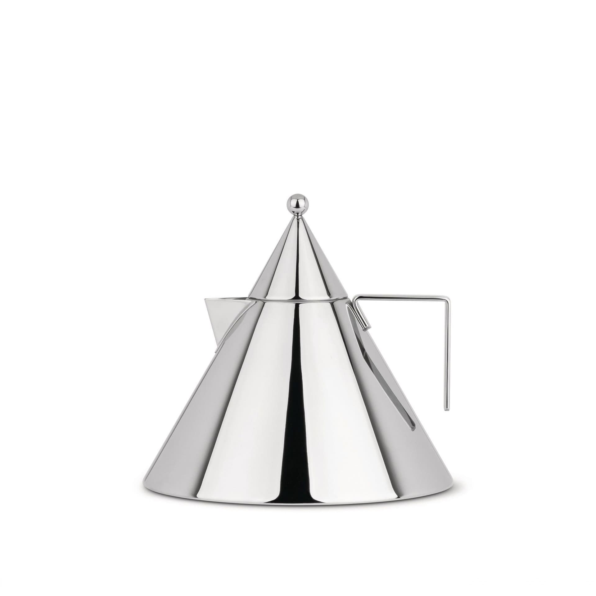 Alessi - Il Conico Kettle - Vannkokere - Aldo Rossi - Sølv