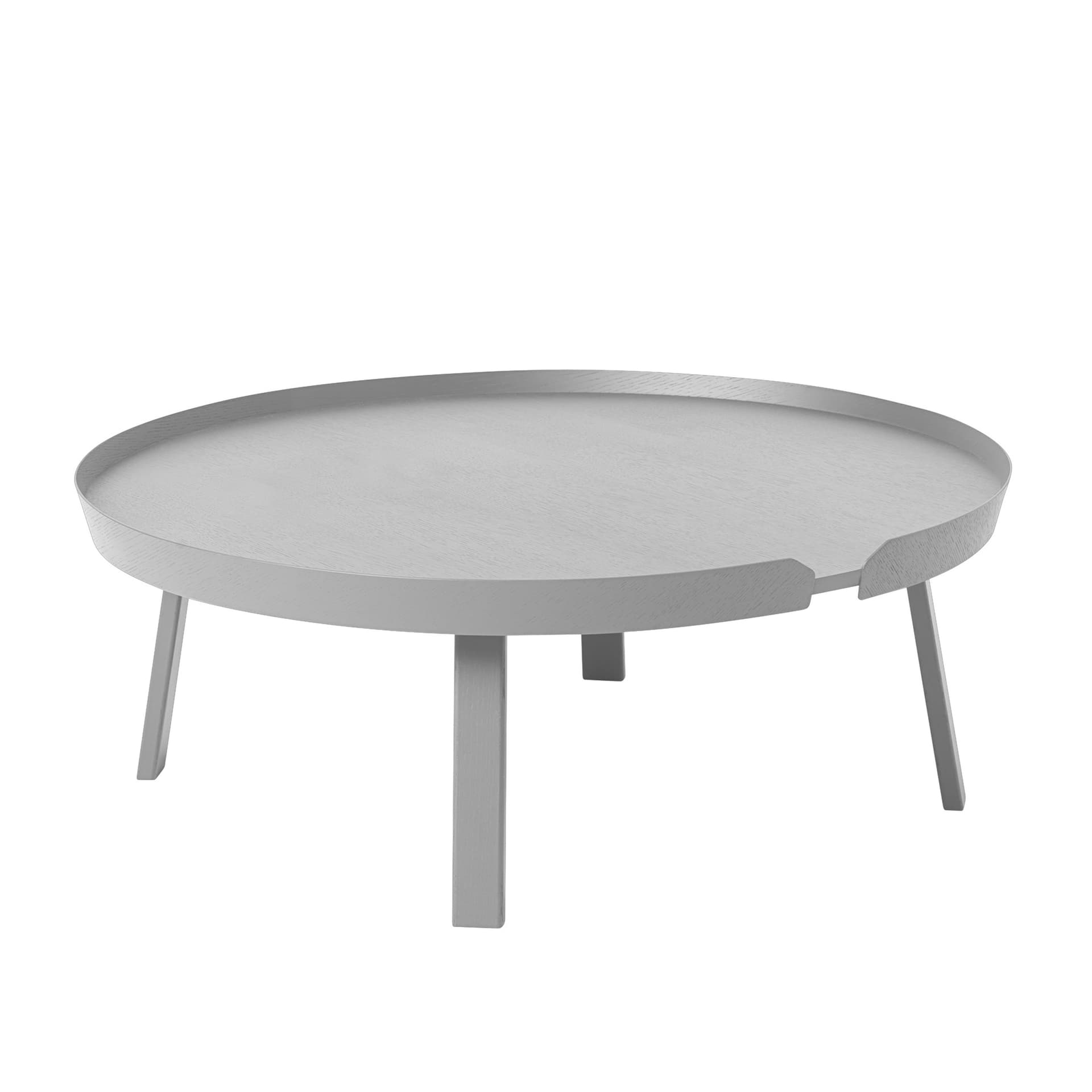 Muuto - Around XL Grey - Sofabord - Thomas Bentzen - Grå - Tre