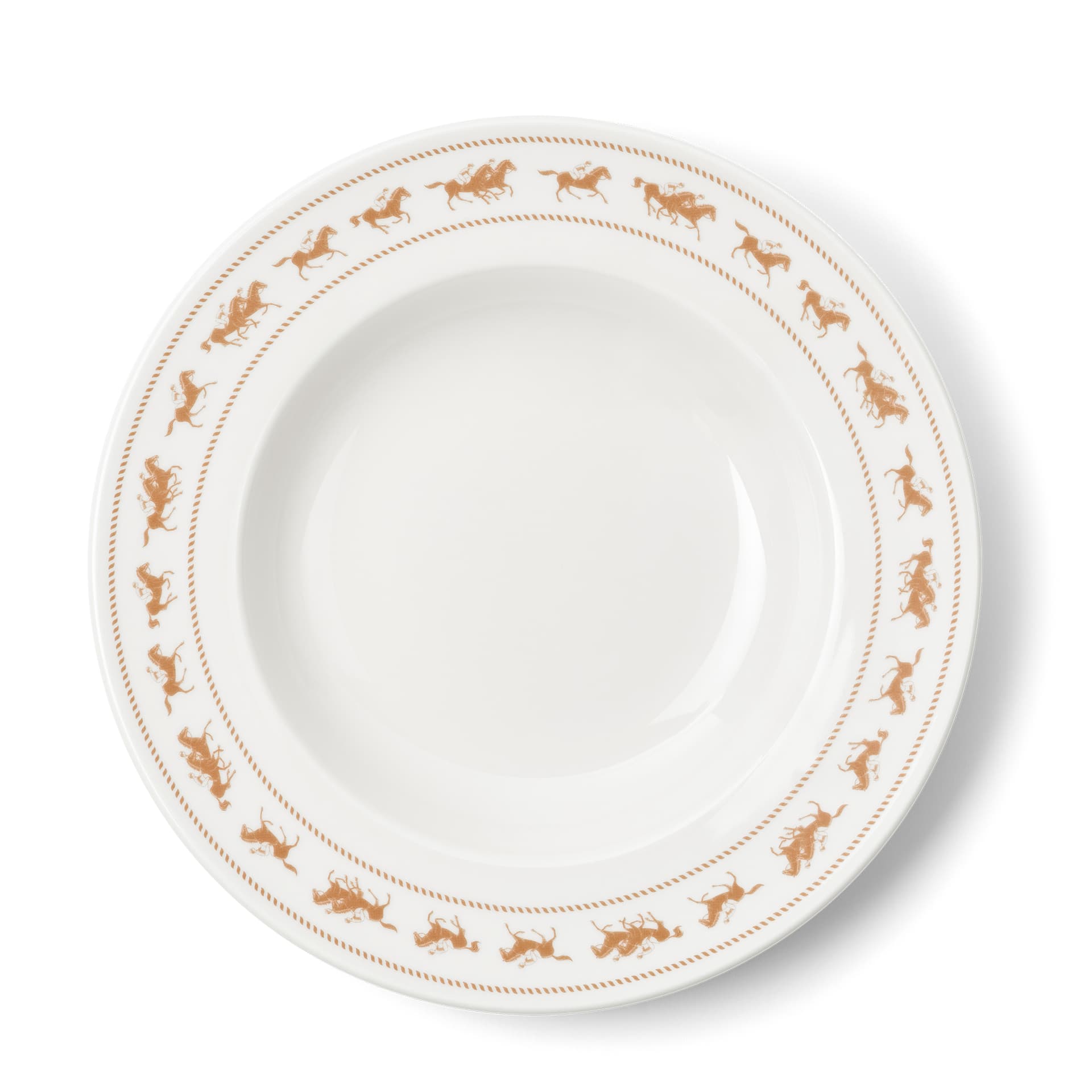 Service Projects - Saloon 230 Deep Plate - Set of 2 - Dype tallerkener - Hvit