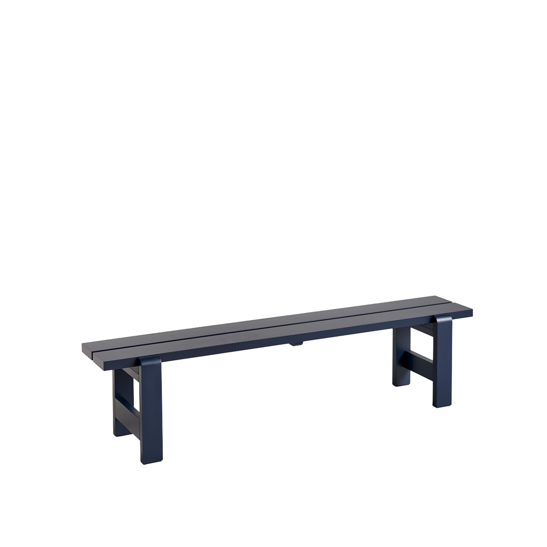 HAY - Weekday Bench 190x32 cm / Steel Blue - Hagebenker & sofaer - Hannes & Fritz - Blå - Tre