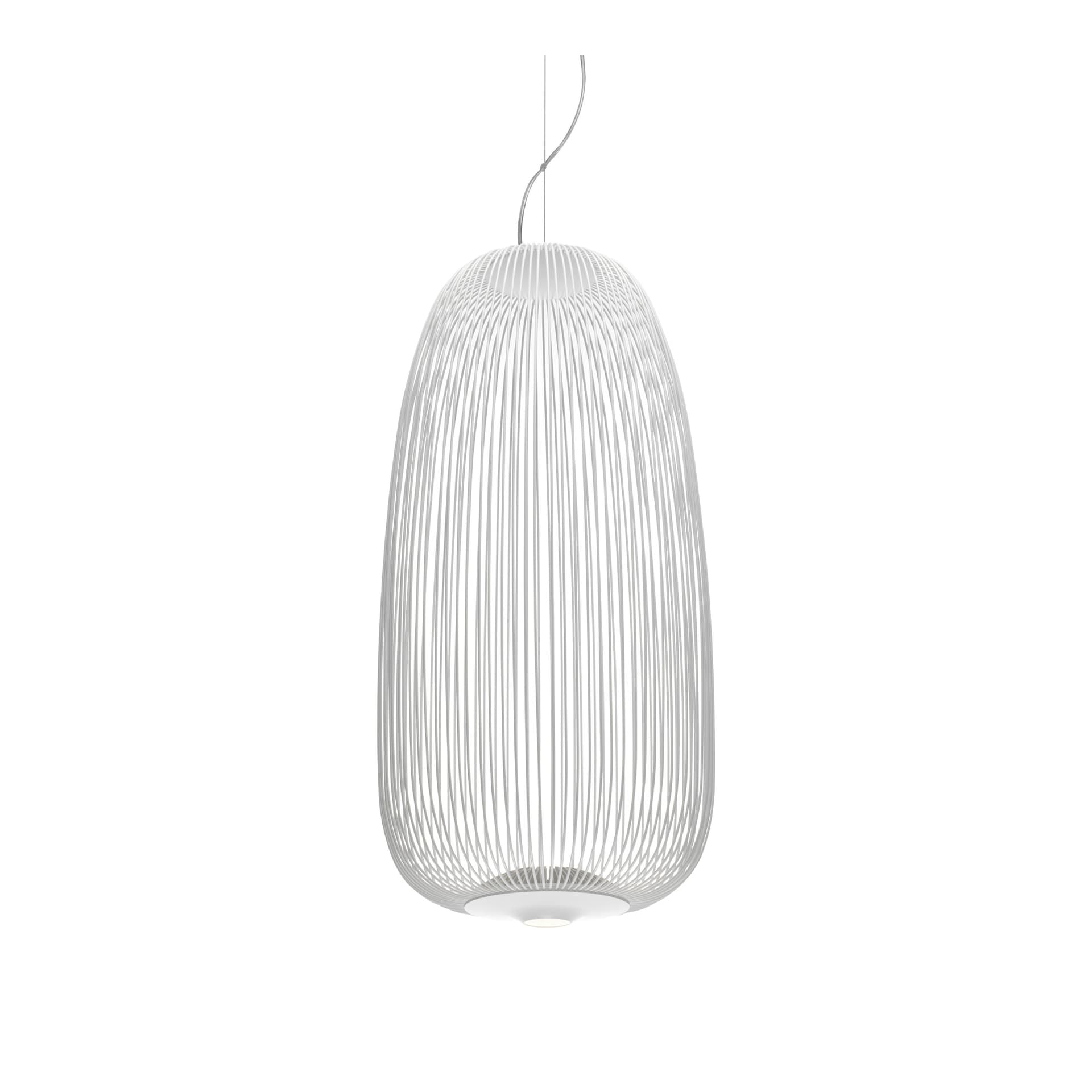 Foscarini - Spokes 1 pendellampe white - Pendellamper - Garcia Cumini - Hvit