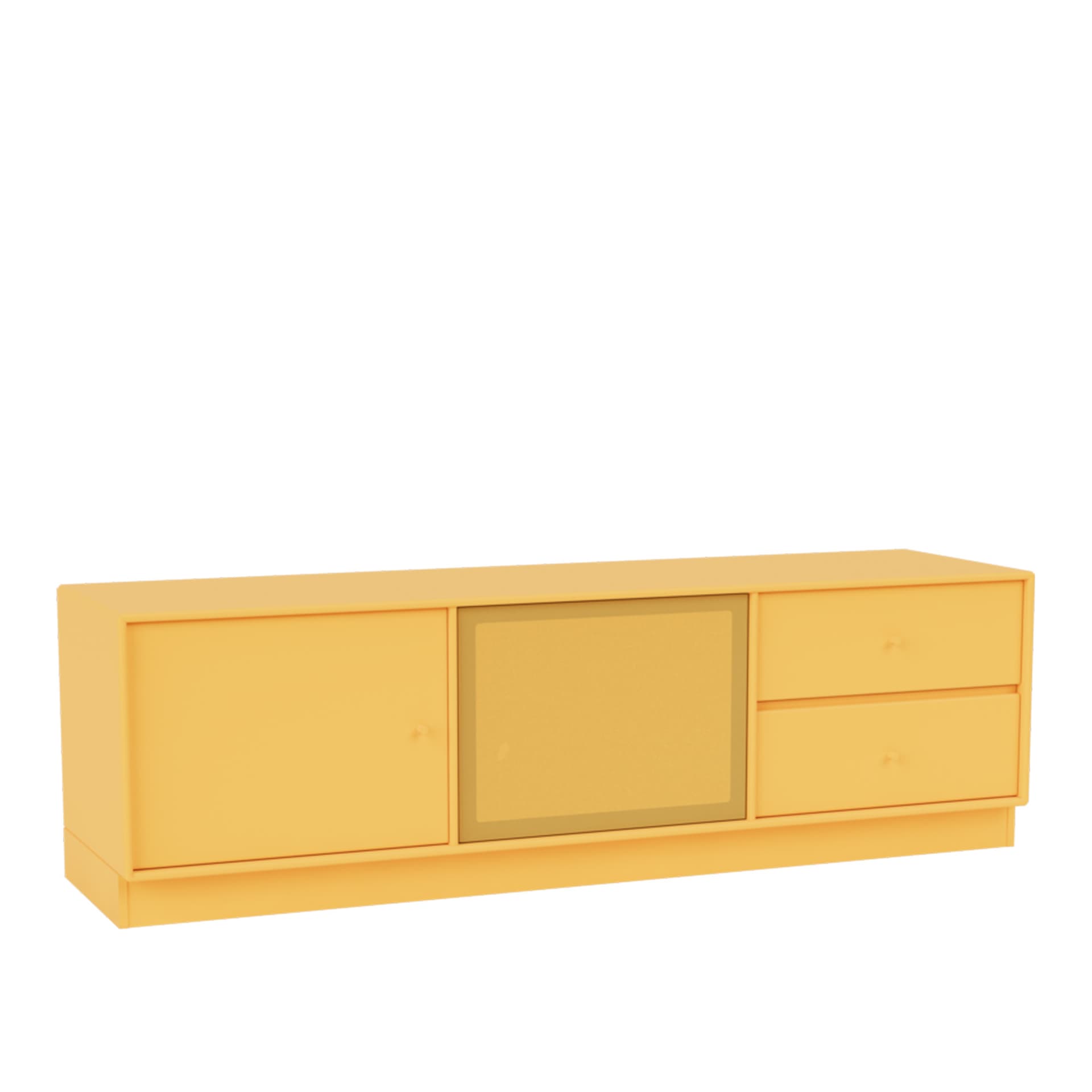 Montana - Octave Vi TV Bench 166-Acacia 07 Plinth 7 cm - TV-benker - Peter J. Lassen - Gul - Tre