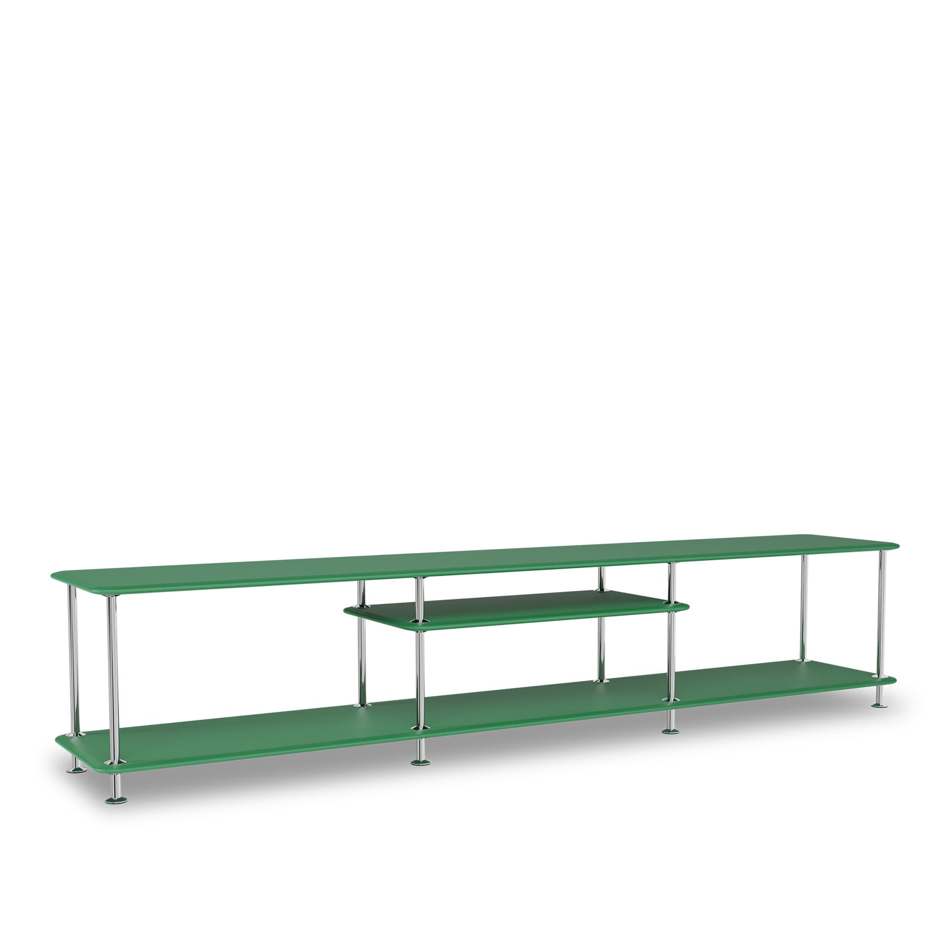 Montana - Montana Free 111010 232-Parsleystructure 44C-Chrome - TV-benker - Jakob Wagner - Grønn - Metall/Tre