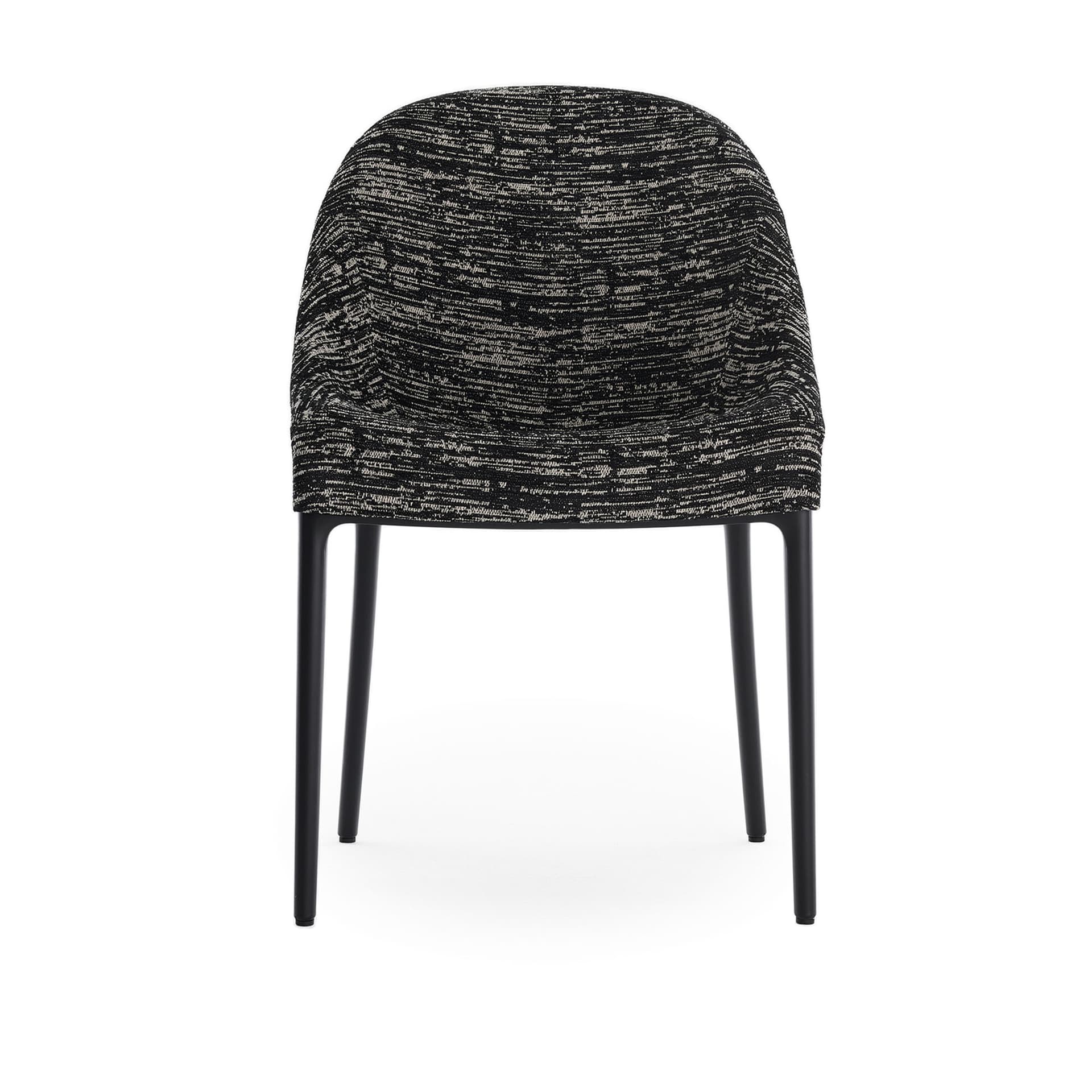 Kartell - Eleganza Ela Black/Black - Spisestoler - Philippe Starck - Svart - Tekstilmateriale/Plast
