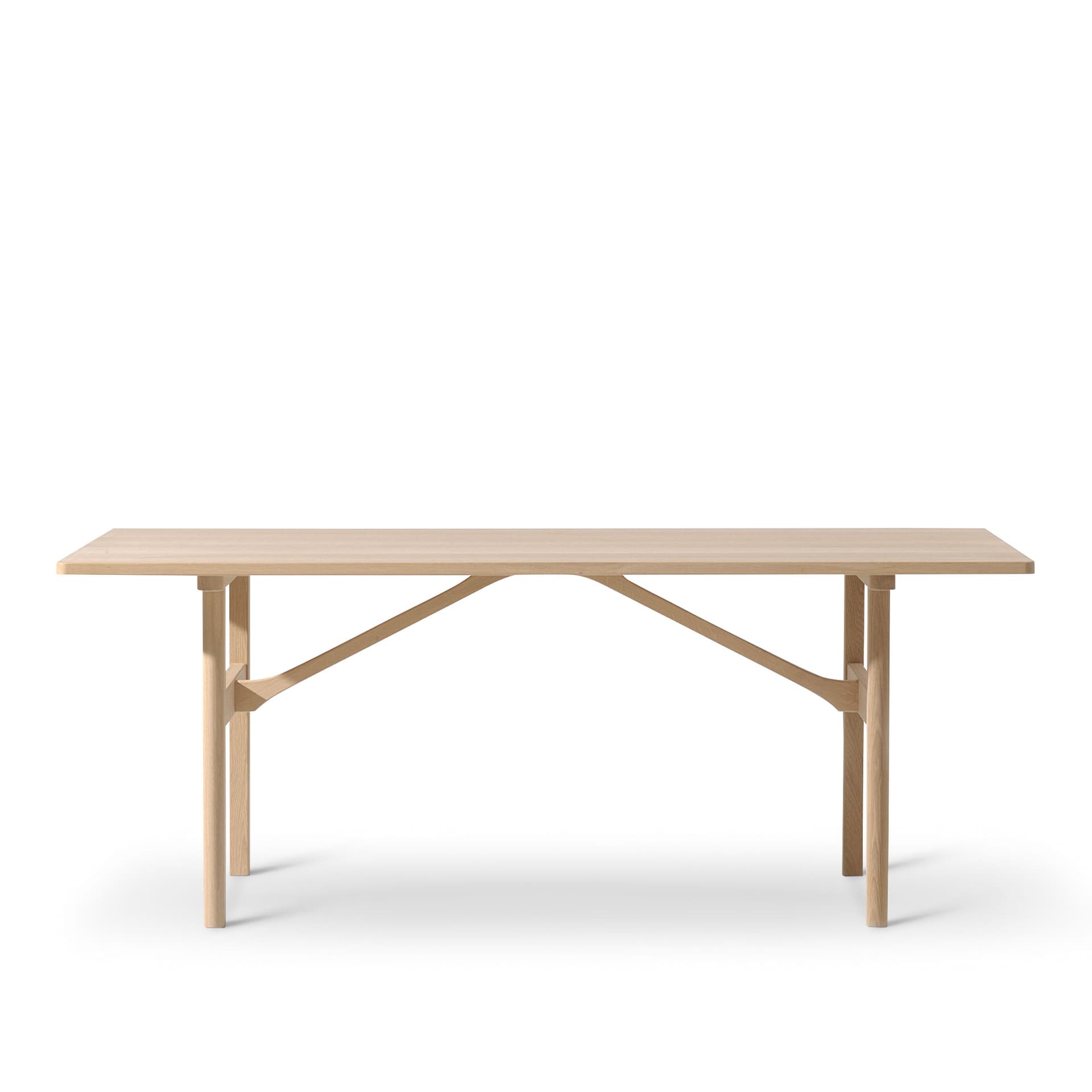 Fredericia Furniture - Mogensen 6284 Table, 180 x 90 cm, Såpad ek - Spisebord - Børge Mogensen - Tre farget - Tre