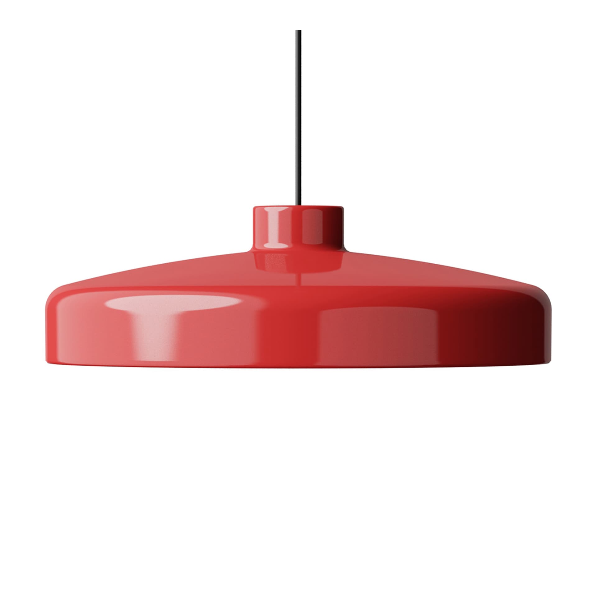 NINE - Lacquer - Pendant Large Red - Pendellamper - Keiji Takeuchi - Rød - Metall/Plast