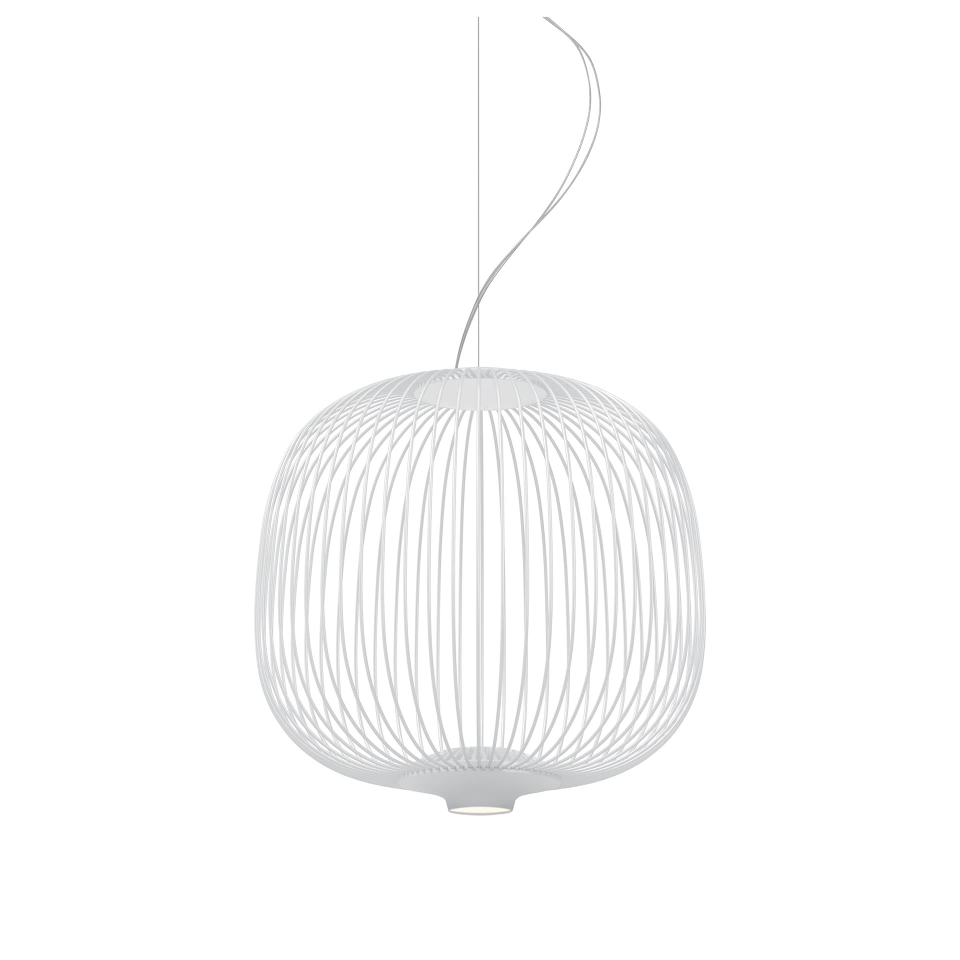 Foscarini - Spokes 2 Piccola pendellampe white - Pendellamper - Garcia Cumini - Hvit