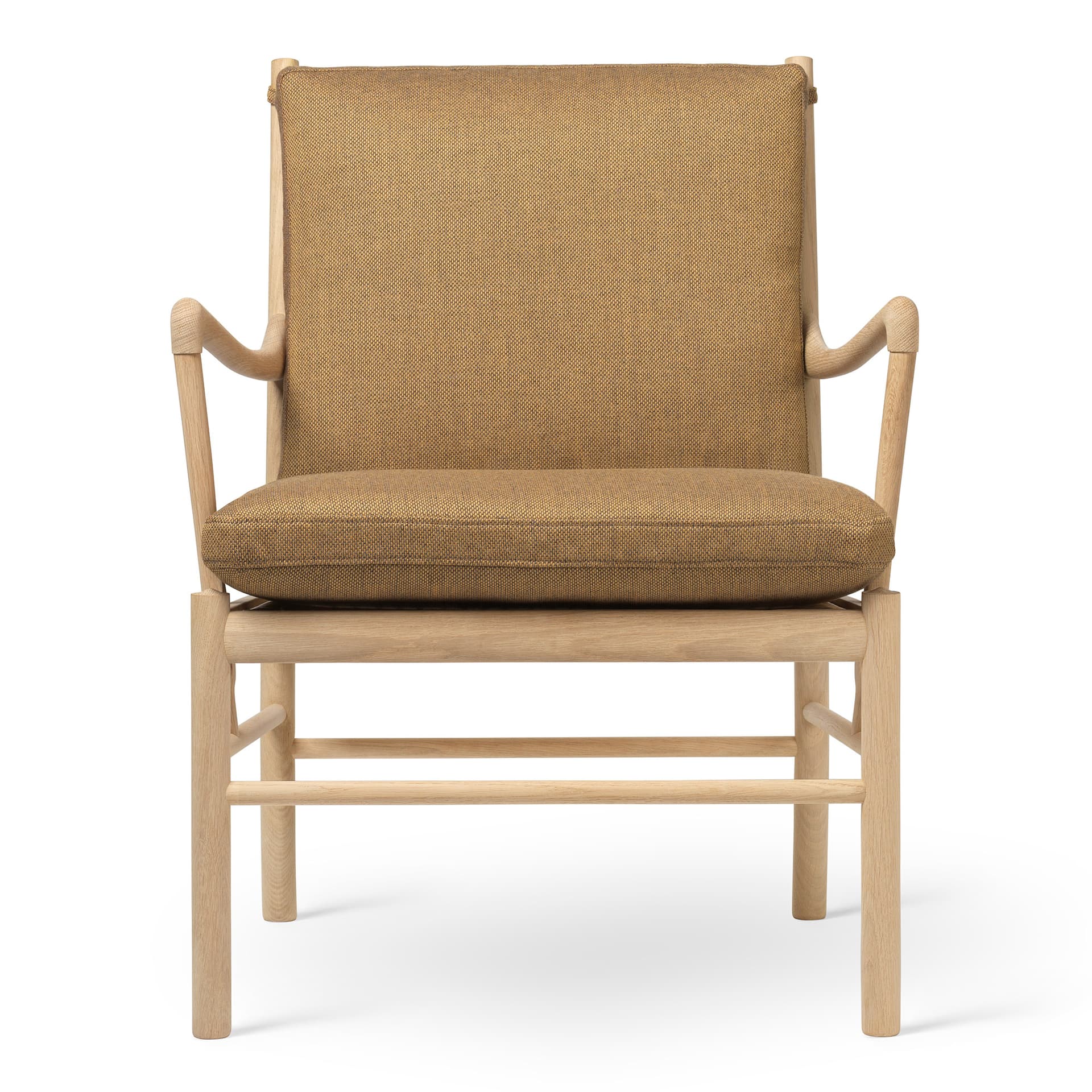 Carl Hansen - OW149 Colonial Chair Ek Tvålad / Re-Wool 0358 - Lenestoler - Ole Wanscher