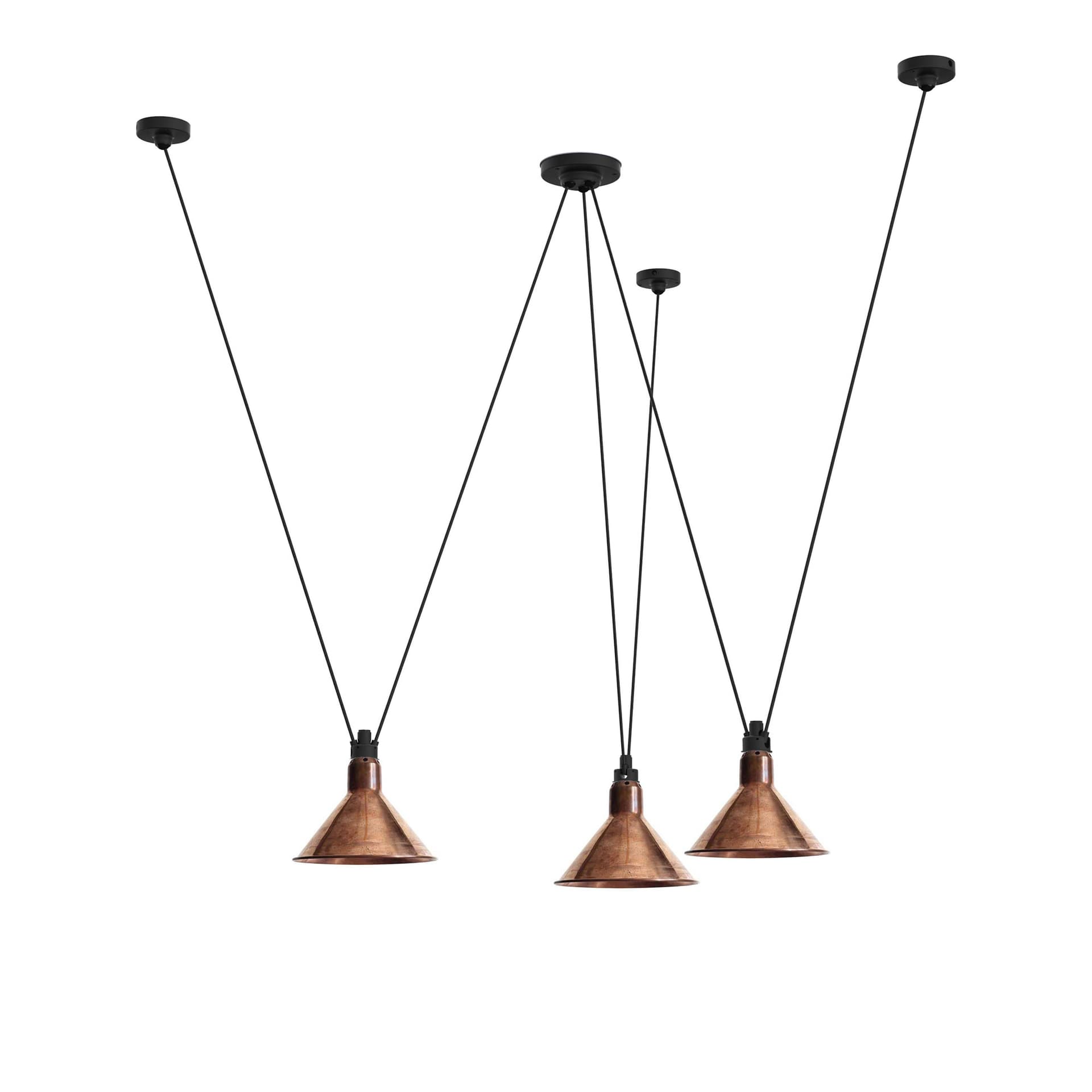 DCWéditions - Les Acrobates De Gras 325 L Conic Raw Copper - Pendellamper - Bernard-Albin Gras - Kobber