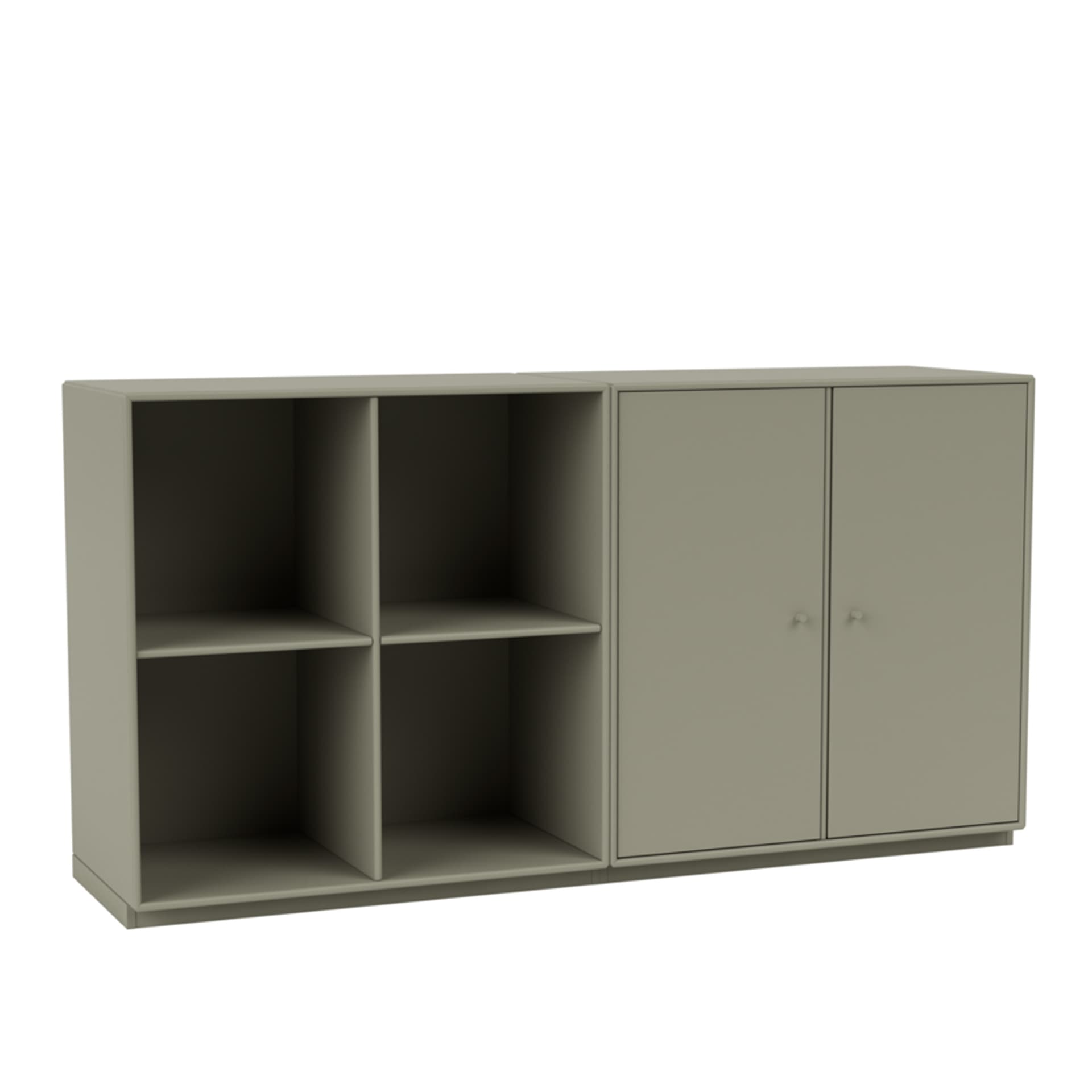 Montana - Pair Classic Sideboard 144-Fennel 06 Plinth 3 cm - Sideboards - Peter J. Lassen - Grønn - Tre