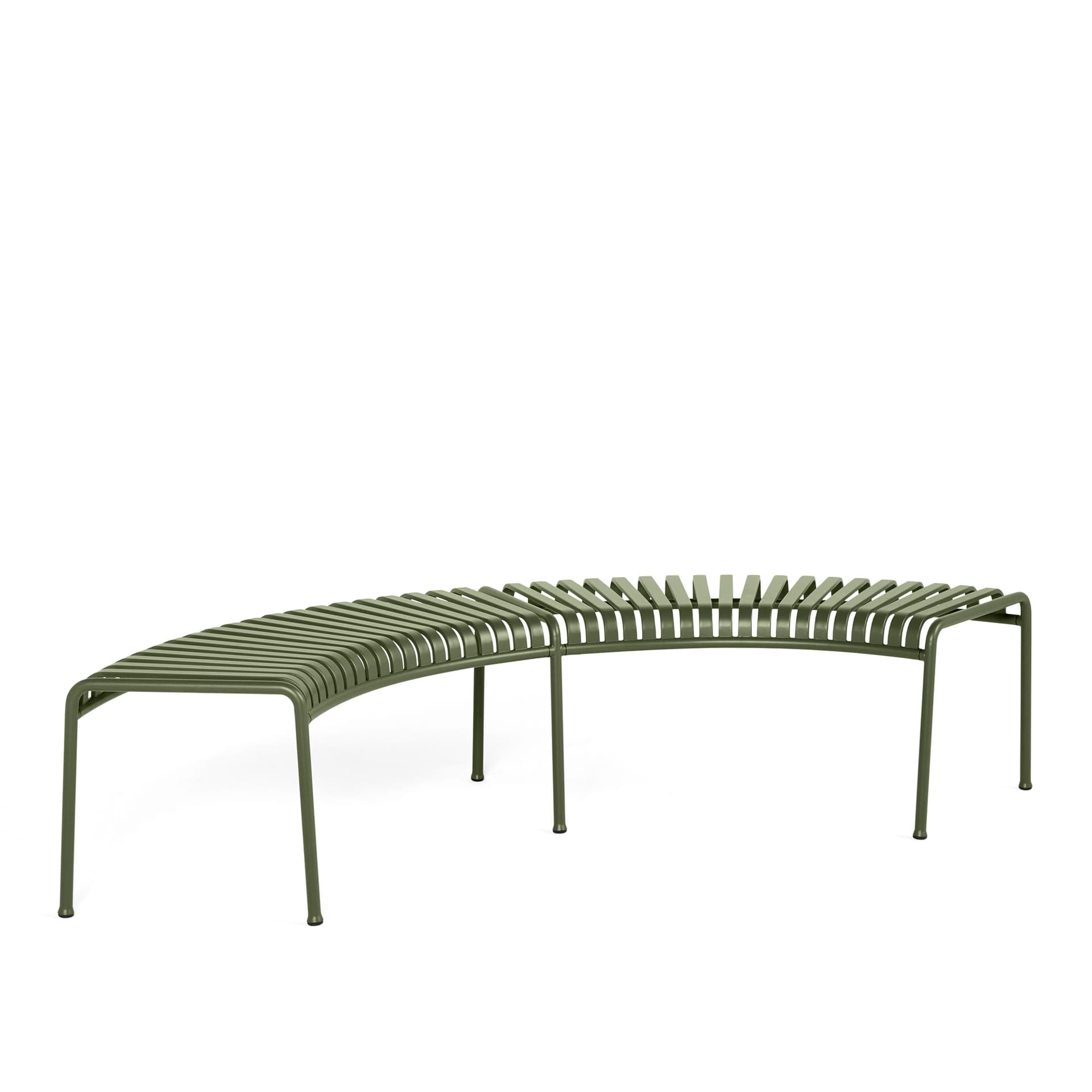 HAY - Palissade Park Bench - Olive - Hagebenker & sofaer - Ronan & Erwan Bouroullec - Grønn