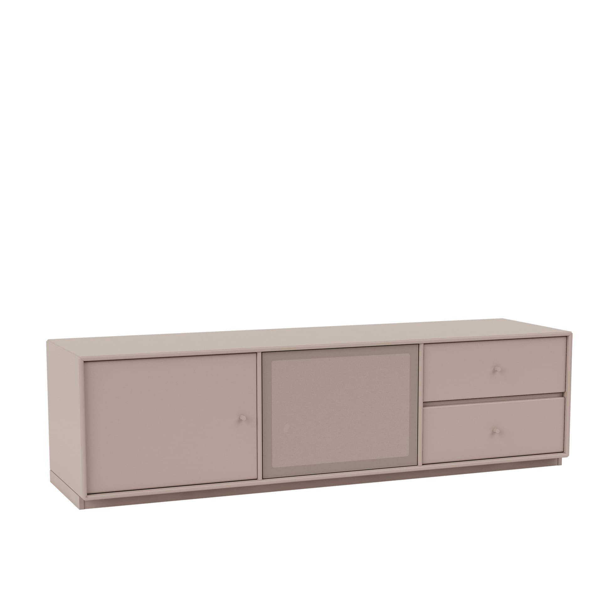 Montana - OCTAVE VI TV Bench, 06-Plinth3cm, 137 Mushroom - TV-benker - Peter J. Lassen - Beige