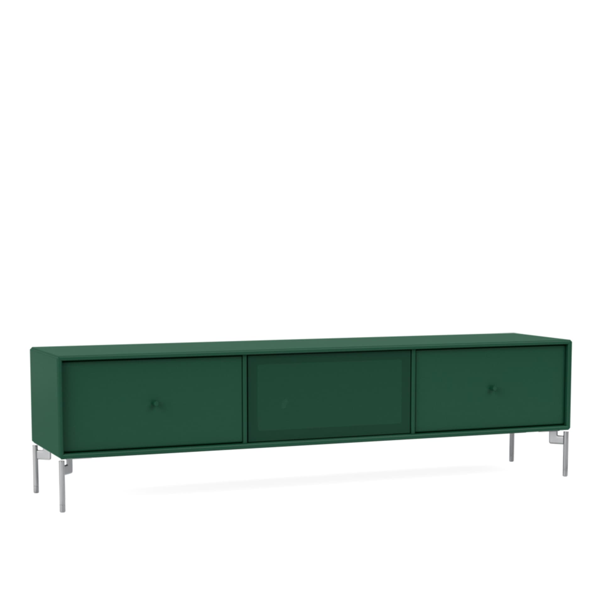 Montana - Octave V TV Bench 136-Pine Matt Chrome - TV-benker - Peter J. Lassen - Grønn - Tre