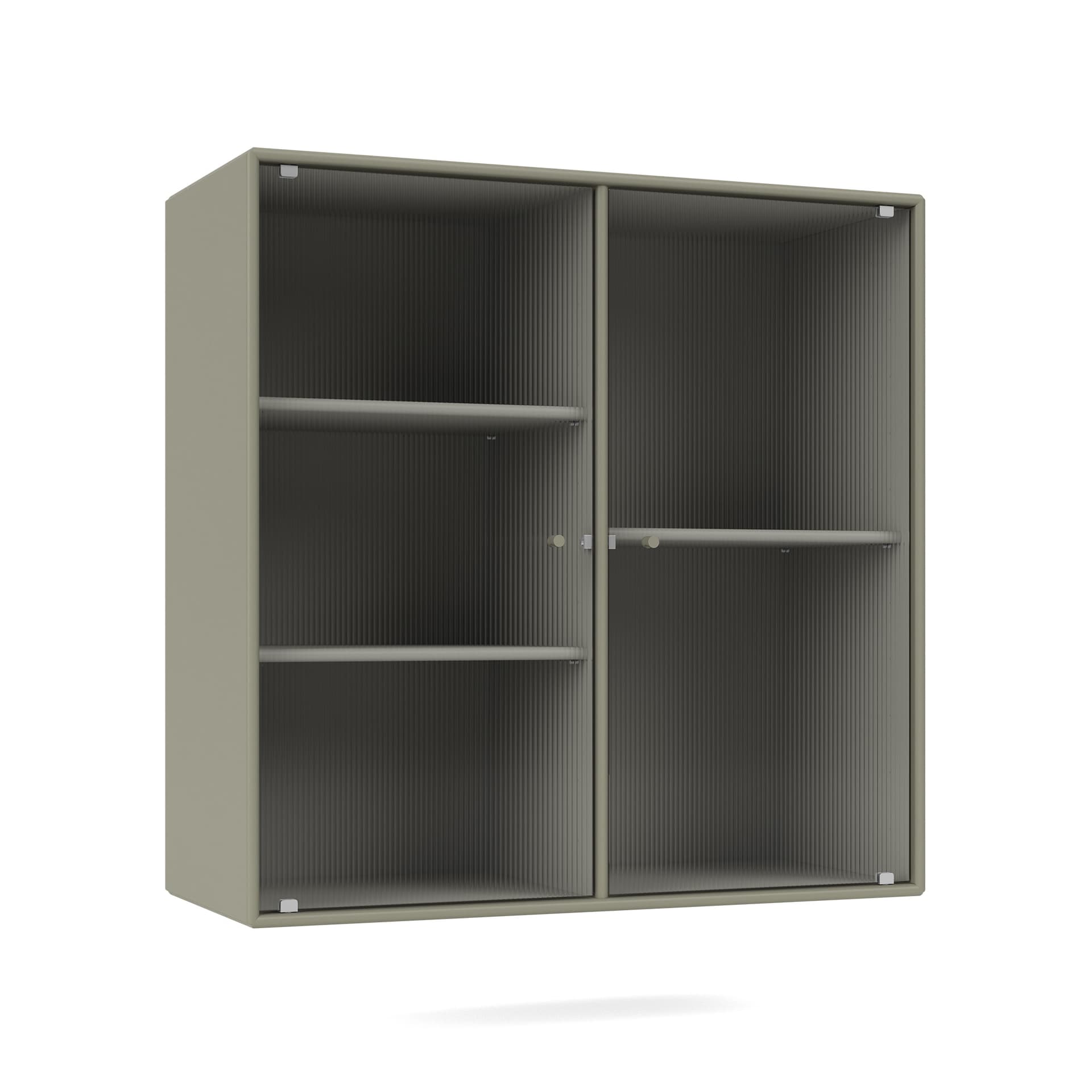 Montana - Ripple Ii – Vitrine Cabinet 144-Fennel 04 Suspension Rails - Vitrineskap - Peter J. Lassen - Grønn - Tre