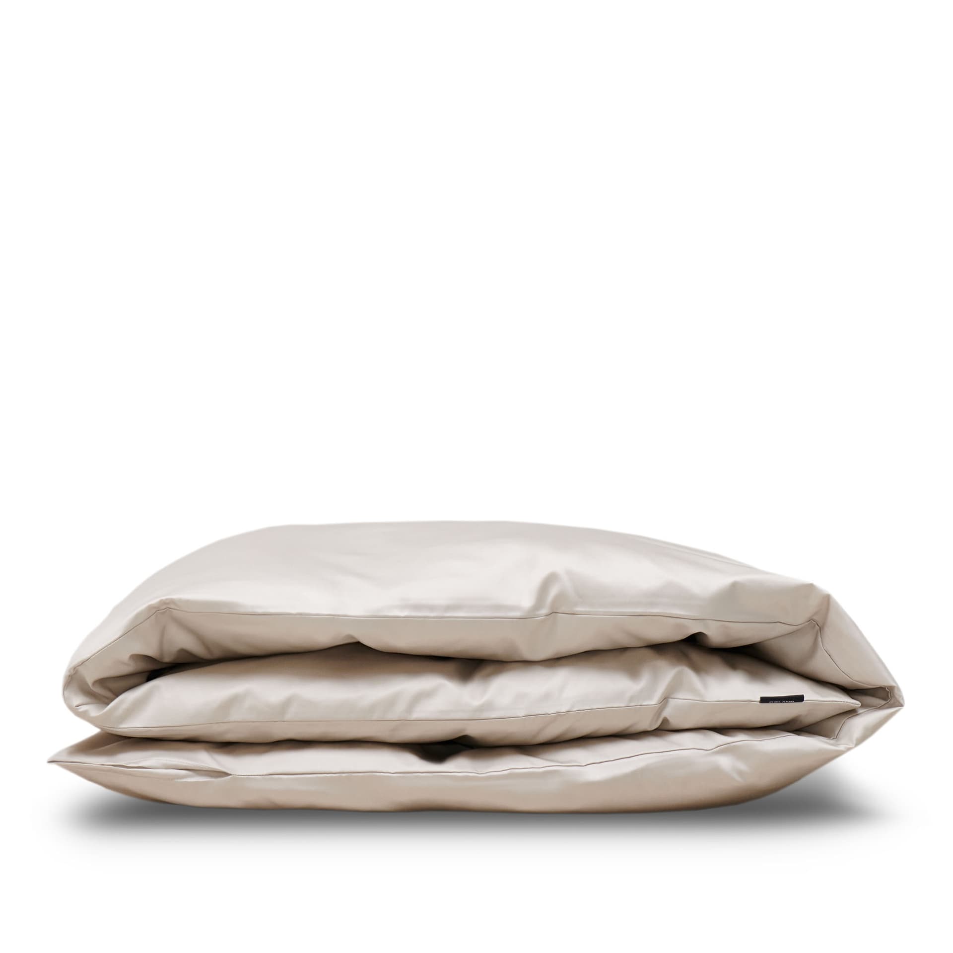 Ogland - Shade dobbelt dynetrekk satin nordic greige 220x220 cm - Dynetrekk - Bomull