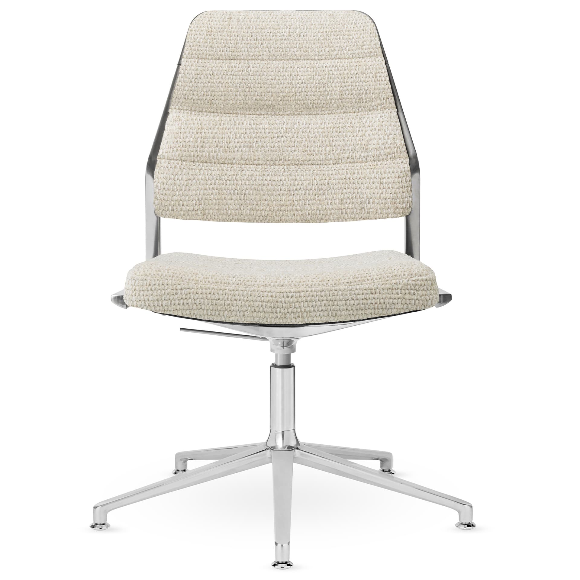 Vipp - Vipp454+ Swivel chair, polished, gliders, Wavy - Kontorstoler