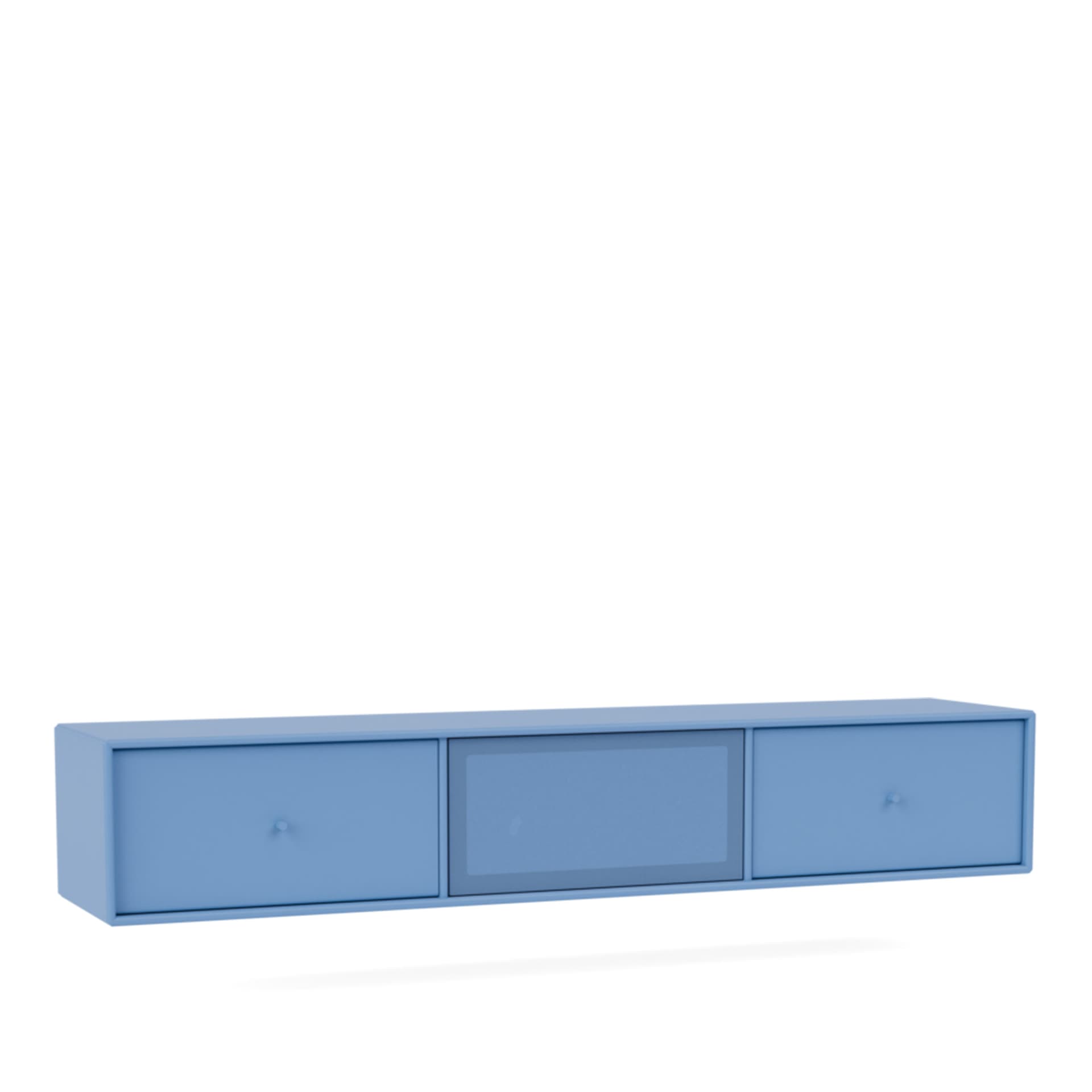 Montana - OCTAVE V TV Bench, 04-Suspensionrails, 154 Azure - TV-benker - Peter J. Lassen - Blå
