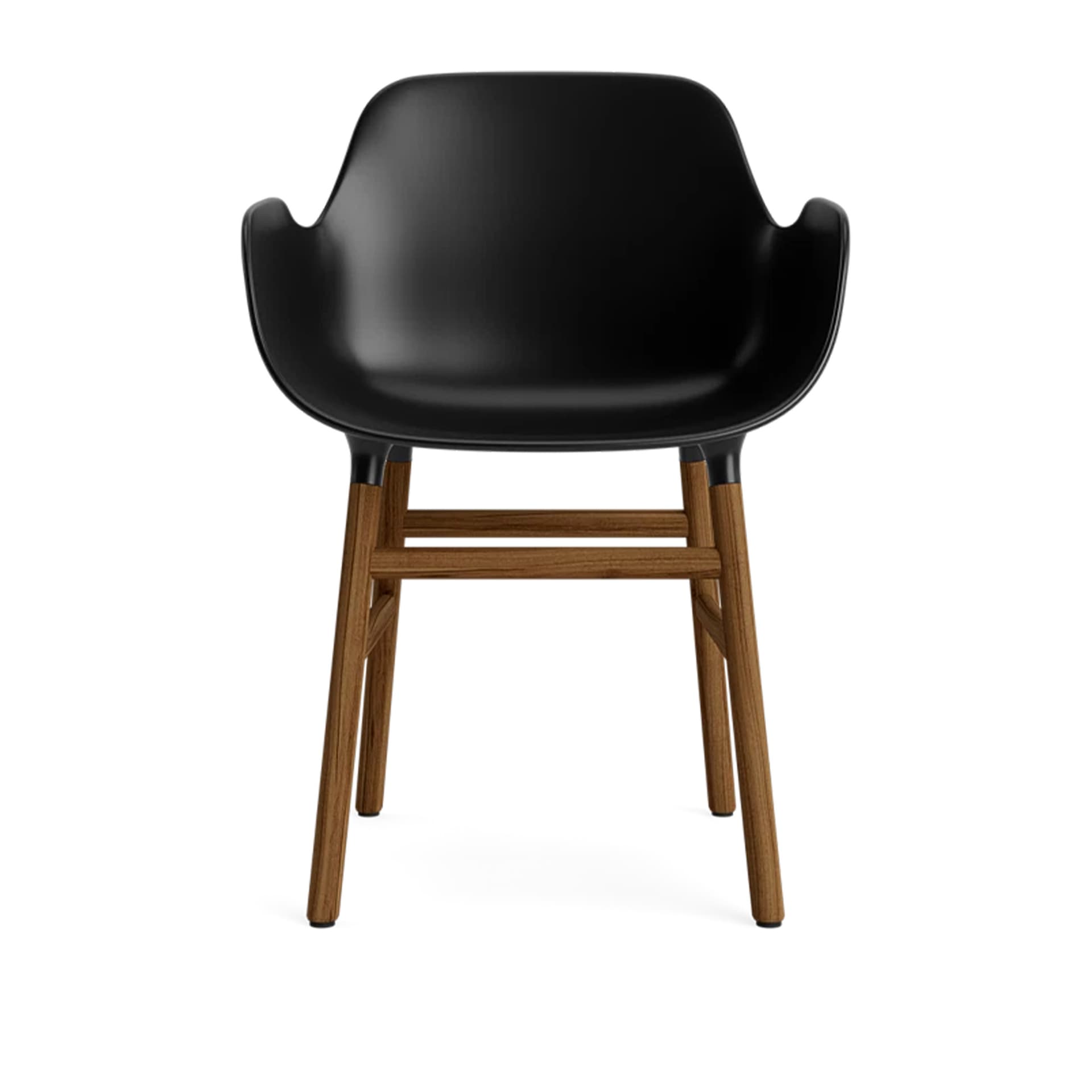 Normann Copenhagen - Form Armchair Walnut Black - Spisestoler - Simon Legald - Svart - Tre/Plast