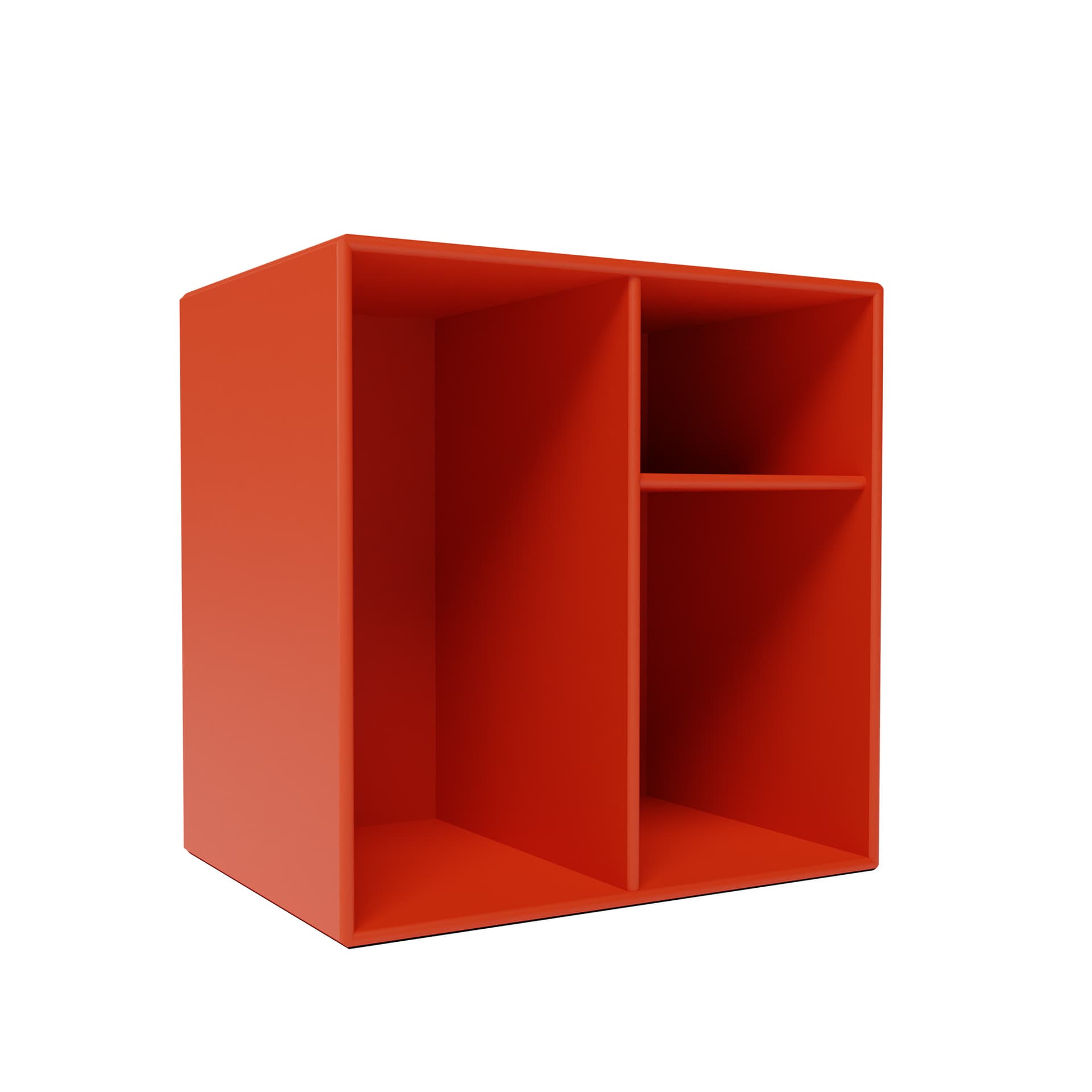 Montana - Montana Mini 1202 - Module With Shelves - Rosehip - Hyller & Hyllesystem - Peter J. Lassen - Rød