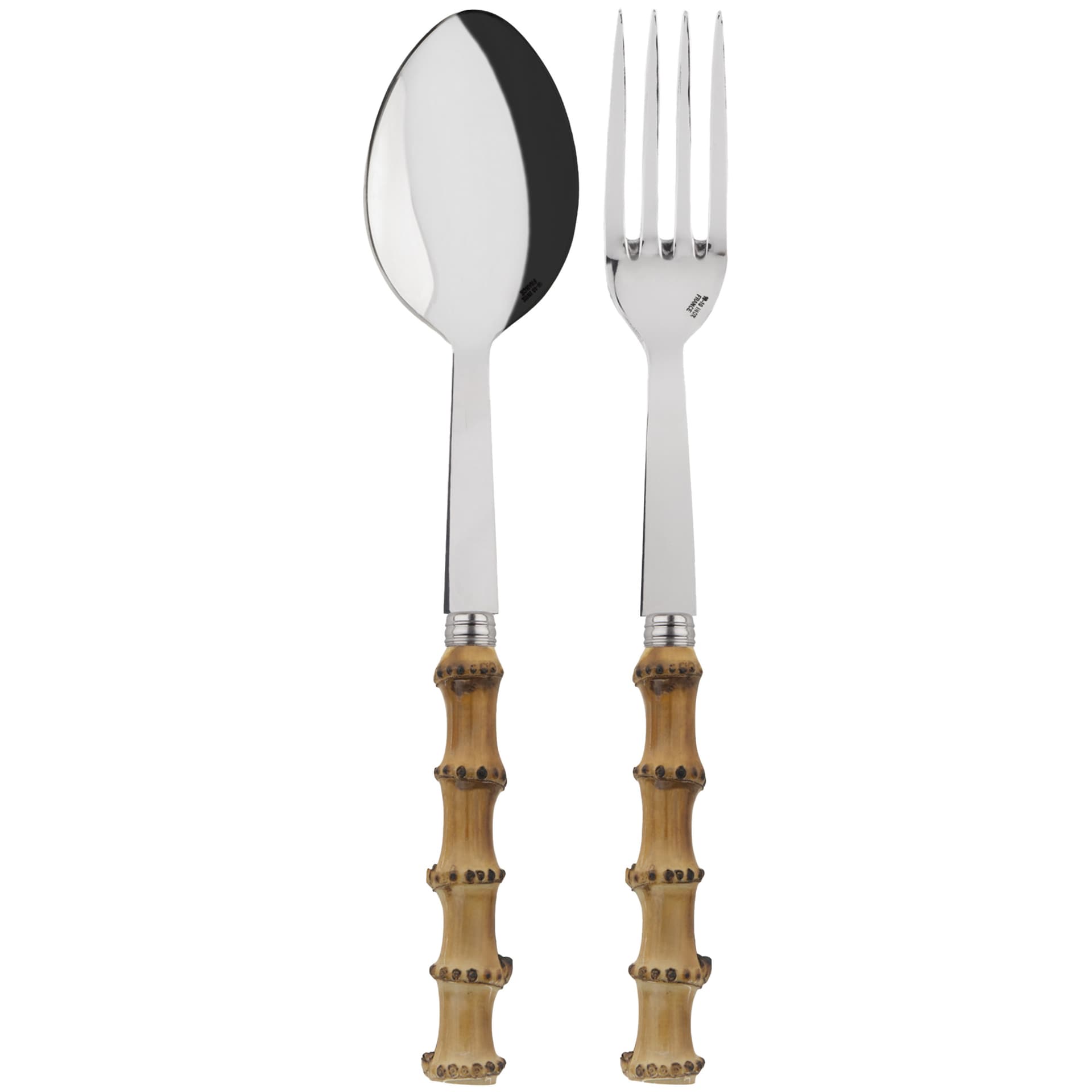 Sabre Paris - Panda Serving Set Bamboo - Serveringsbestikk - Pascale Gelb - Metall