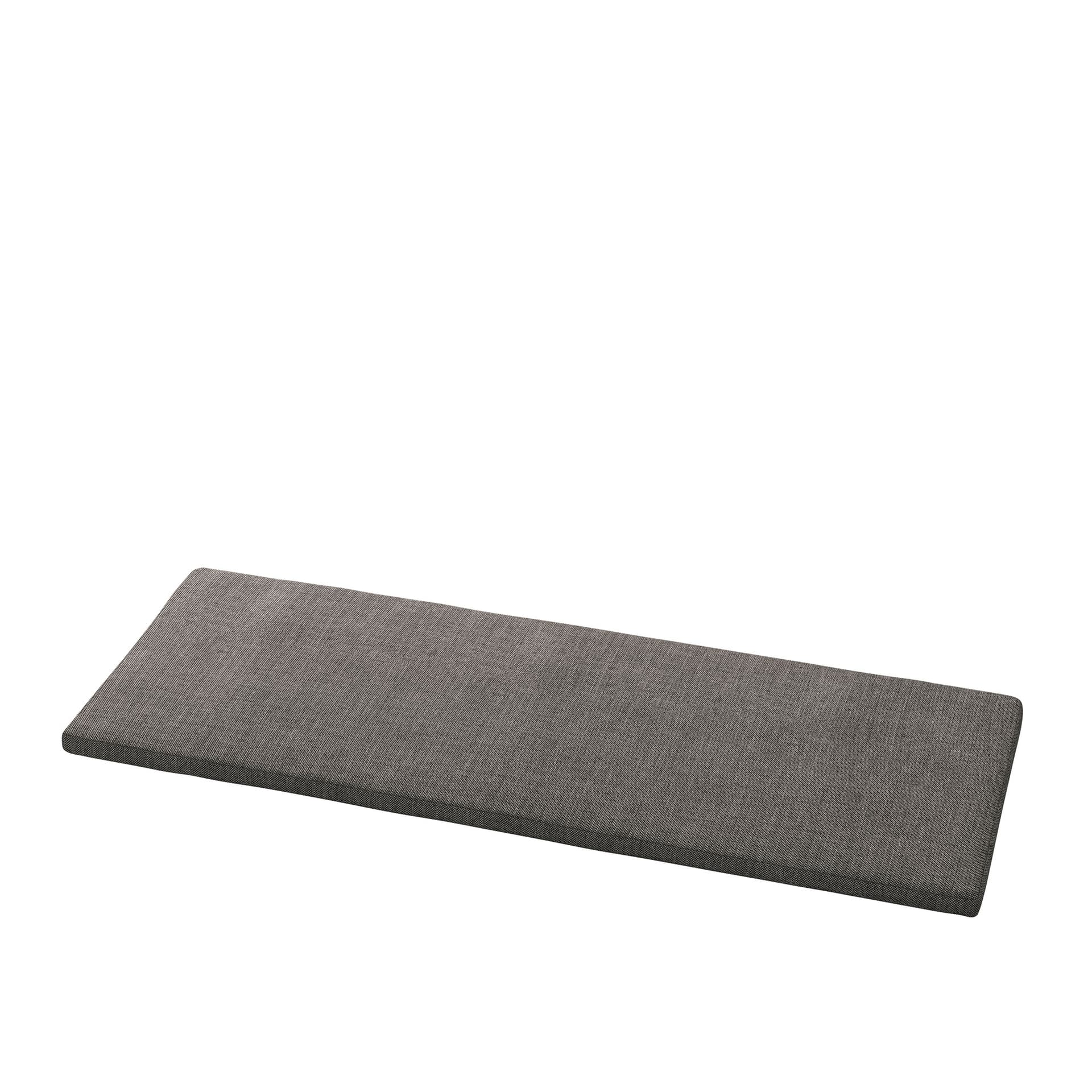 Grythyttan Stålmöbler - Bench 8 sittepute black melange - Dyner & puter - Svart - Metall/Tre
