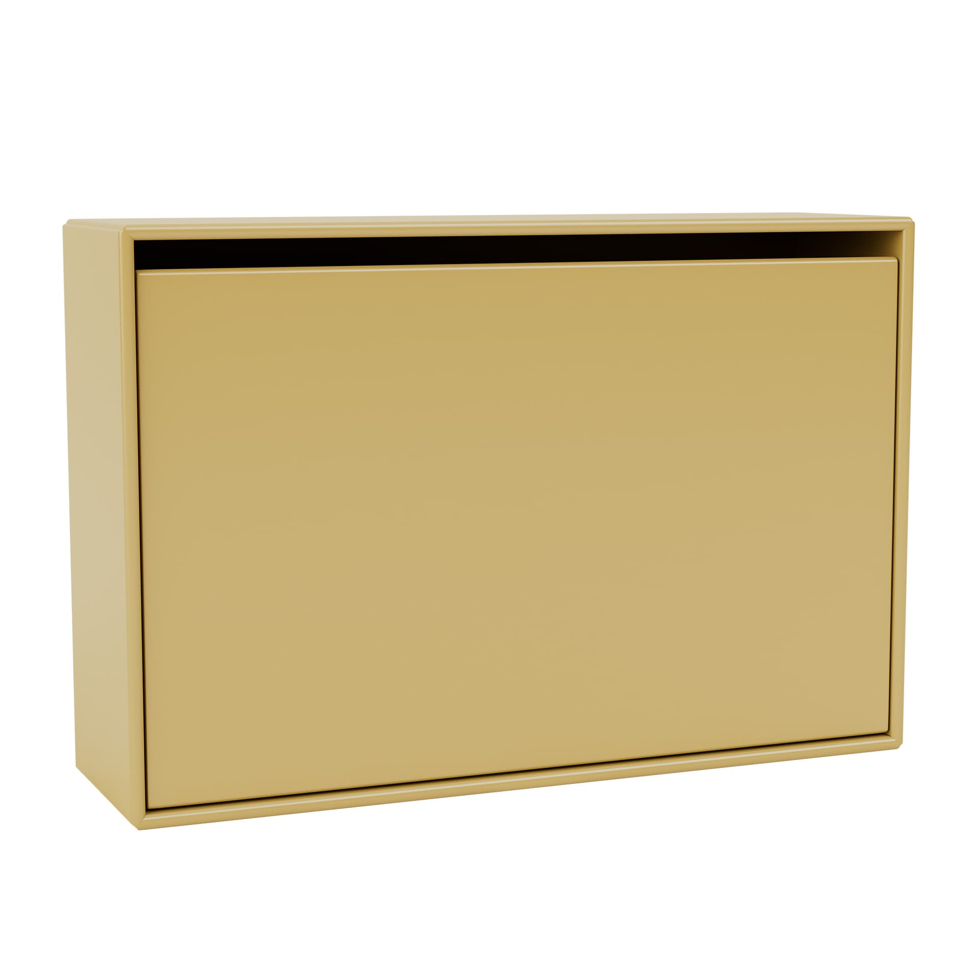 Montana - Hide Shoe Cabinet 157-Cumin 04 Suspension Rails - Knekkstativer & Skooppbevaring - Peter J. Lassen - Gul - Tre
