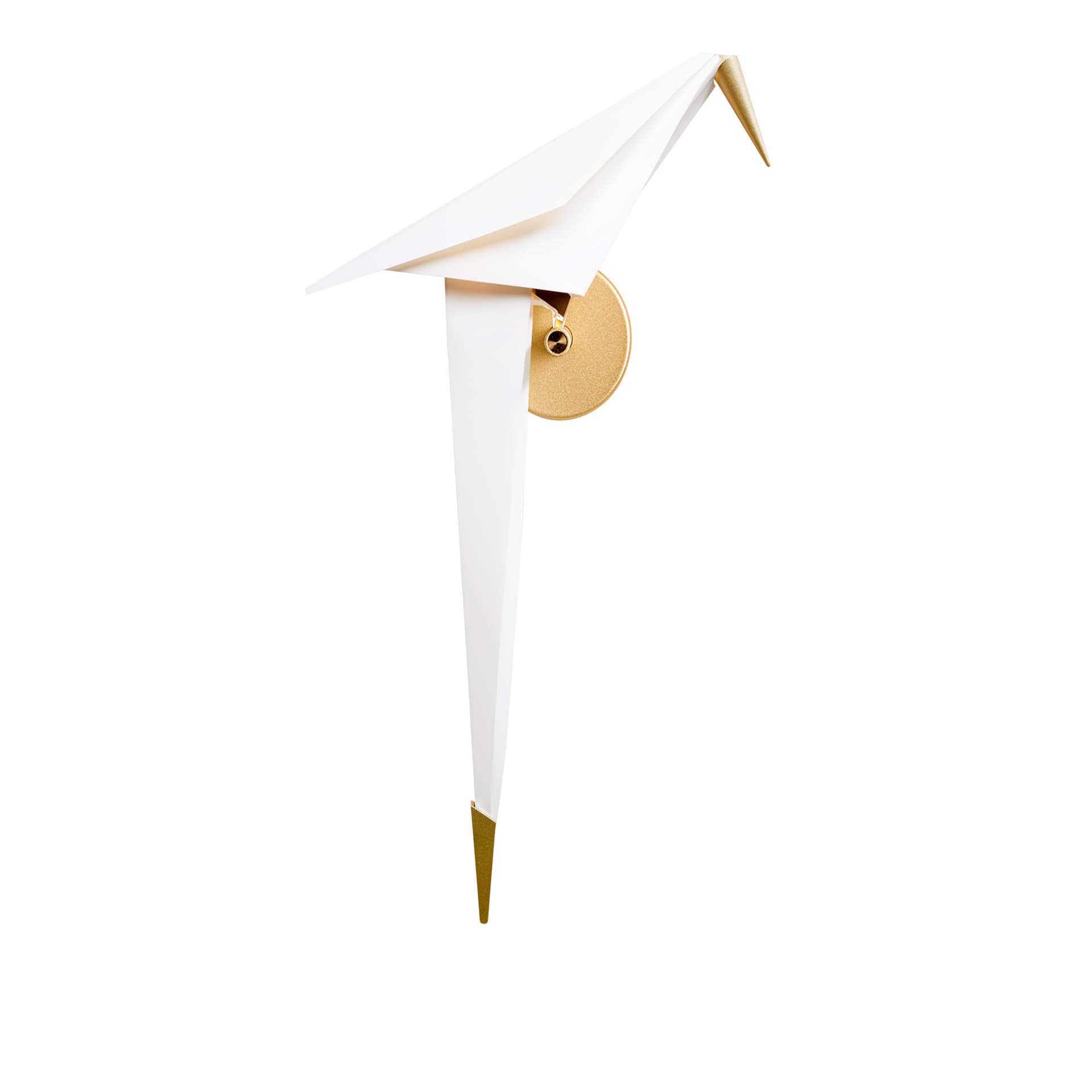 Moooi - Perch Light Recessed Vägglampa - Liten - Vegglamper - Umut Yamac - Gull - Metall
