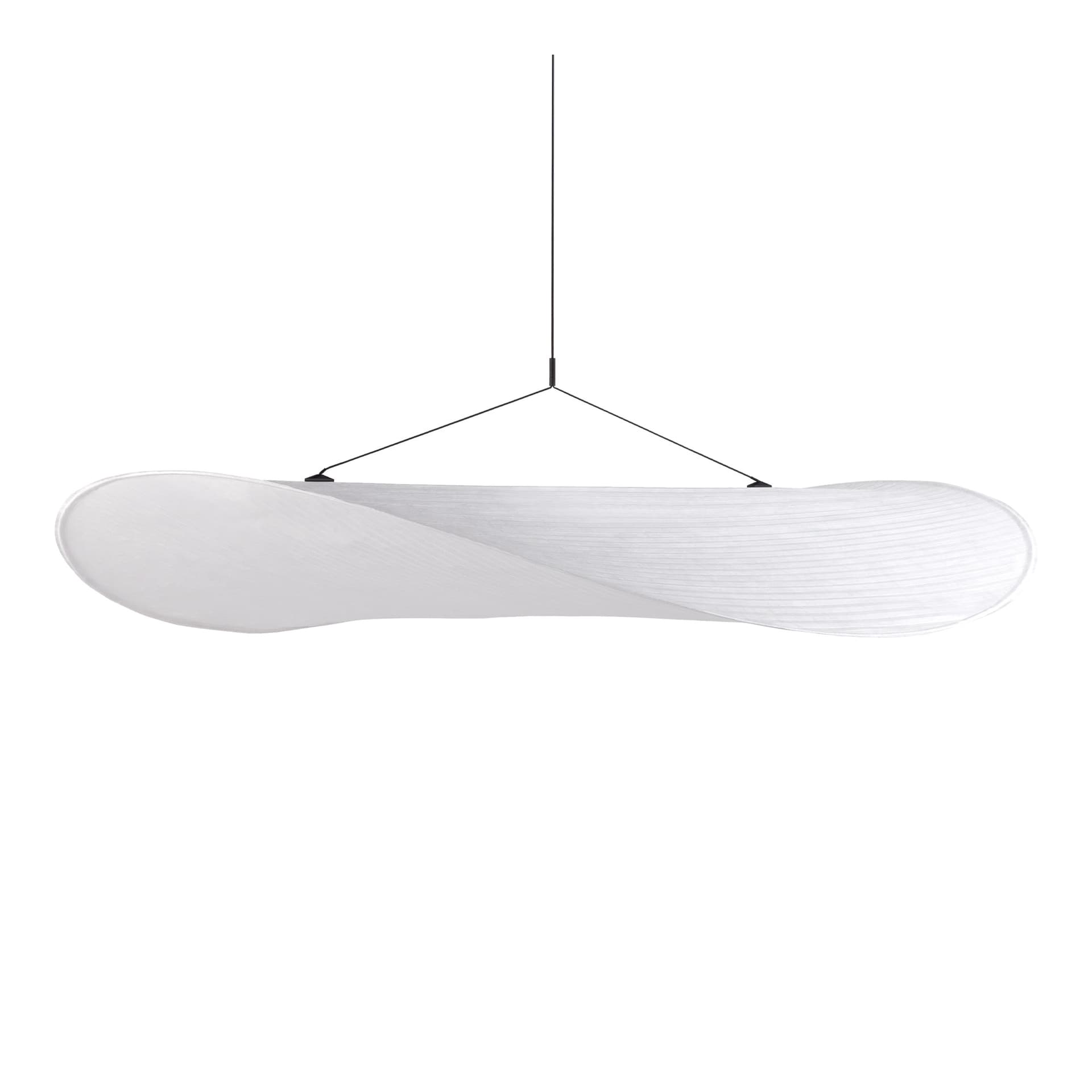 New Works - Tense Pendant Lamp White Tyvek Large - Pendellamper - Panter & Tourron - Hvit