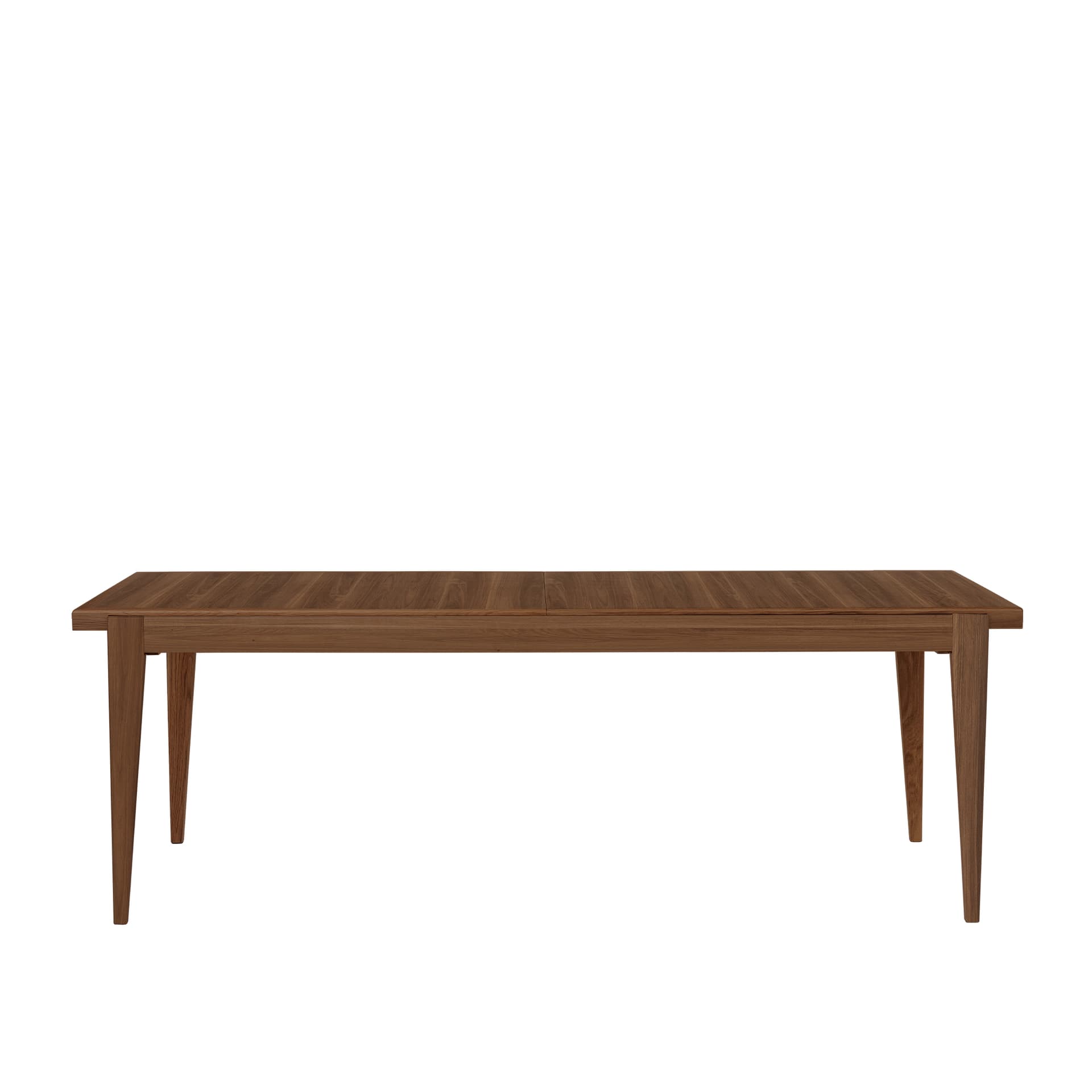 Gubi - S-Table Dining Table Extendable 95x220 cm/270/320, American Walnut Matt Lacquered - Spisebord - Marcel Gascoin - Tre farget - Tre