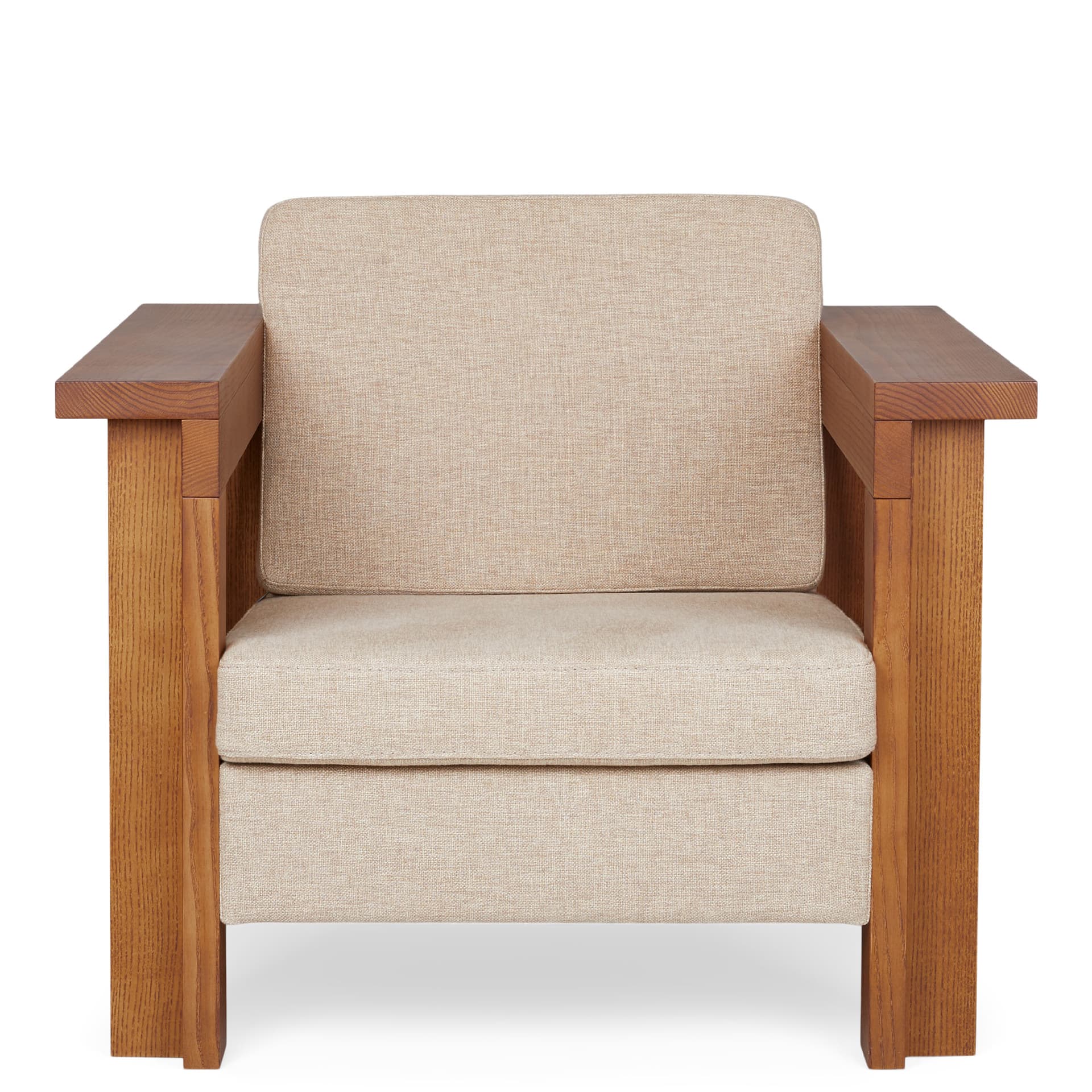 Frama - Symmetry Lounge fåtölj ash / oat - Lenestoler - Studio 0405 - Beige - Tre