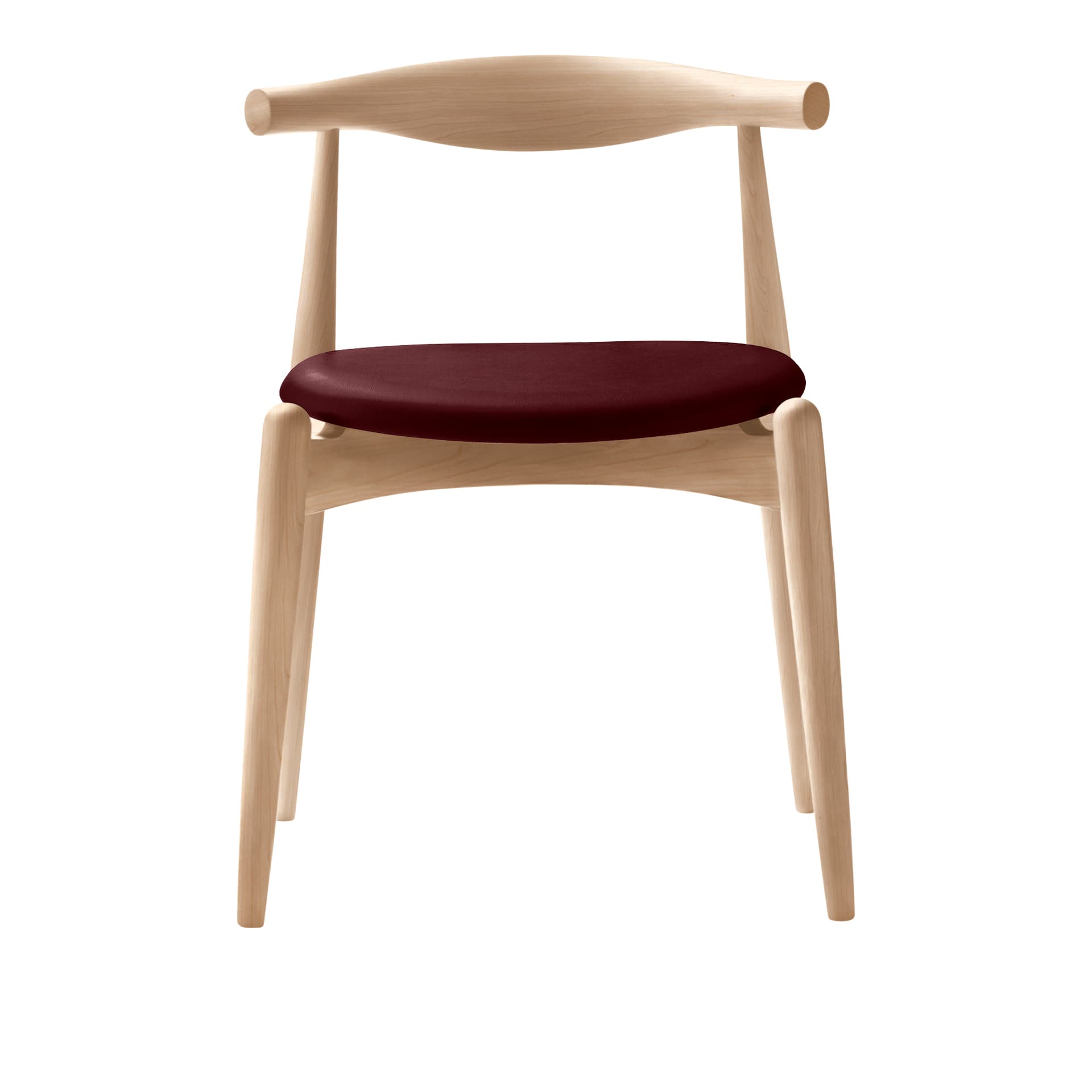 Carl Hansen - CH20, Oljad Bok, Lädergrupp C Sif - 93 - Spisestoler - Hans J. Wegner - Tre farget - Tre