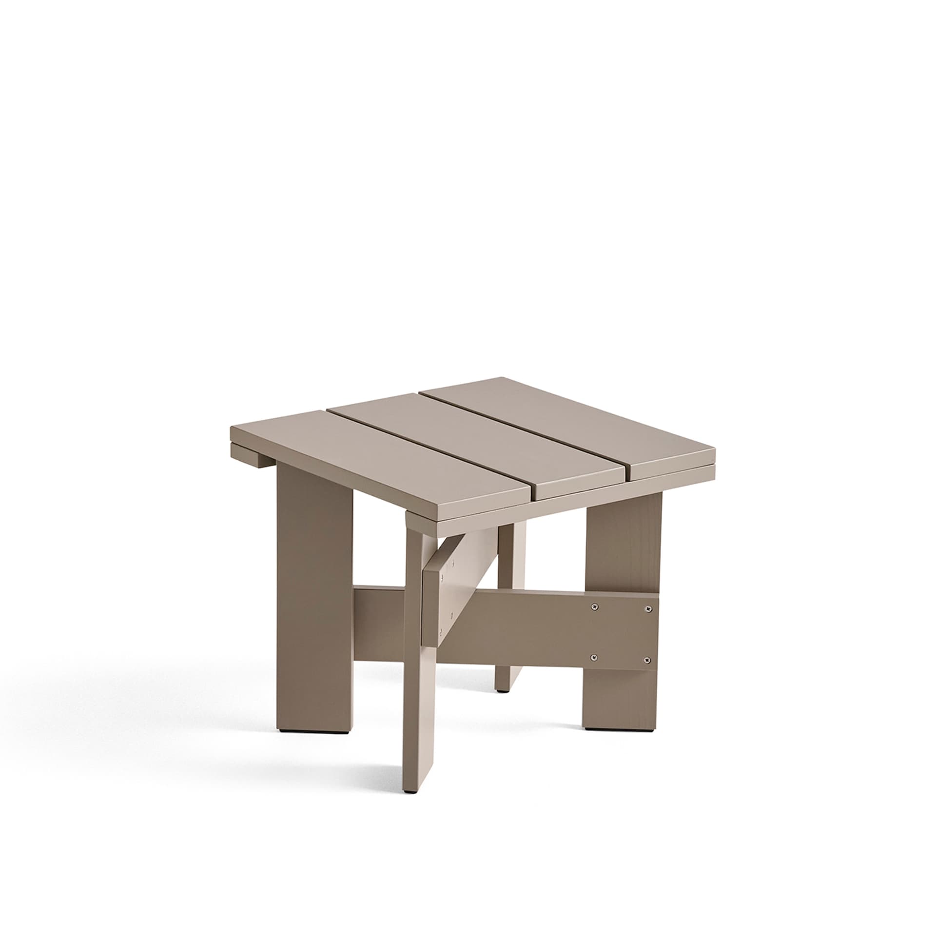 HAY - Crate Low Table / London Fog - Utendørs småbord & sidebord - Gerrit Rietveld - Grå - Tre