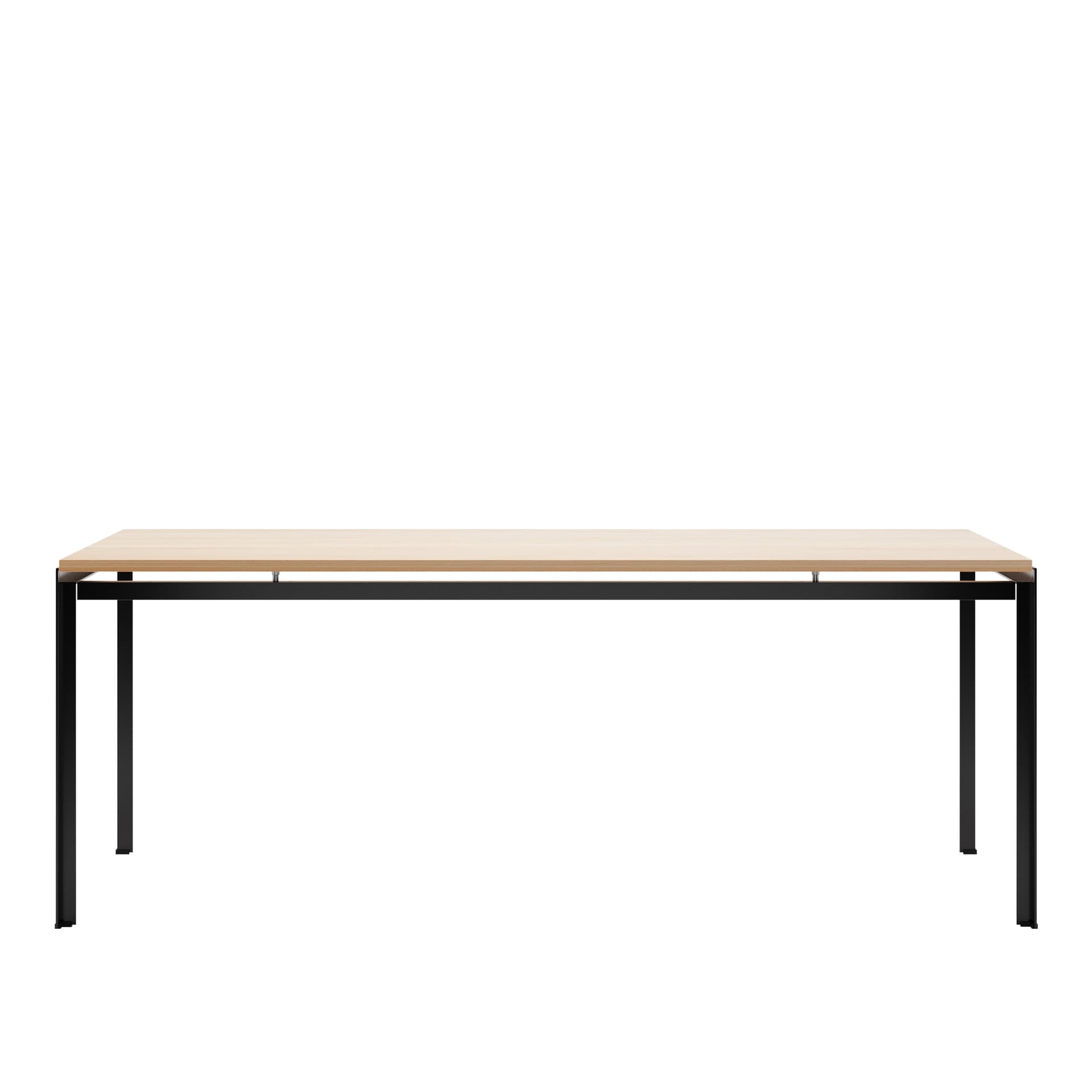 Carl Hansen - PK52 - Proffessorsbordet, Oljad Ek, Svart pulverlack - Skrivebord - Poul Kjærholm - Tre farget - Metall/Tre