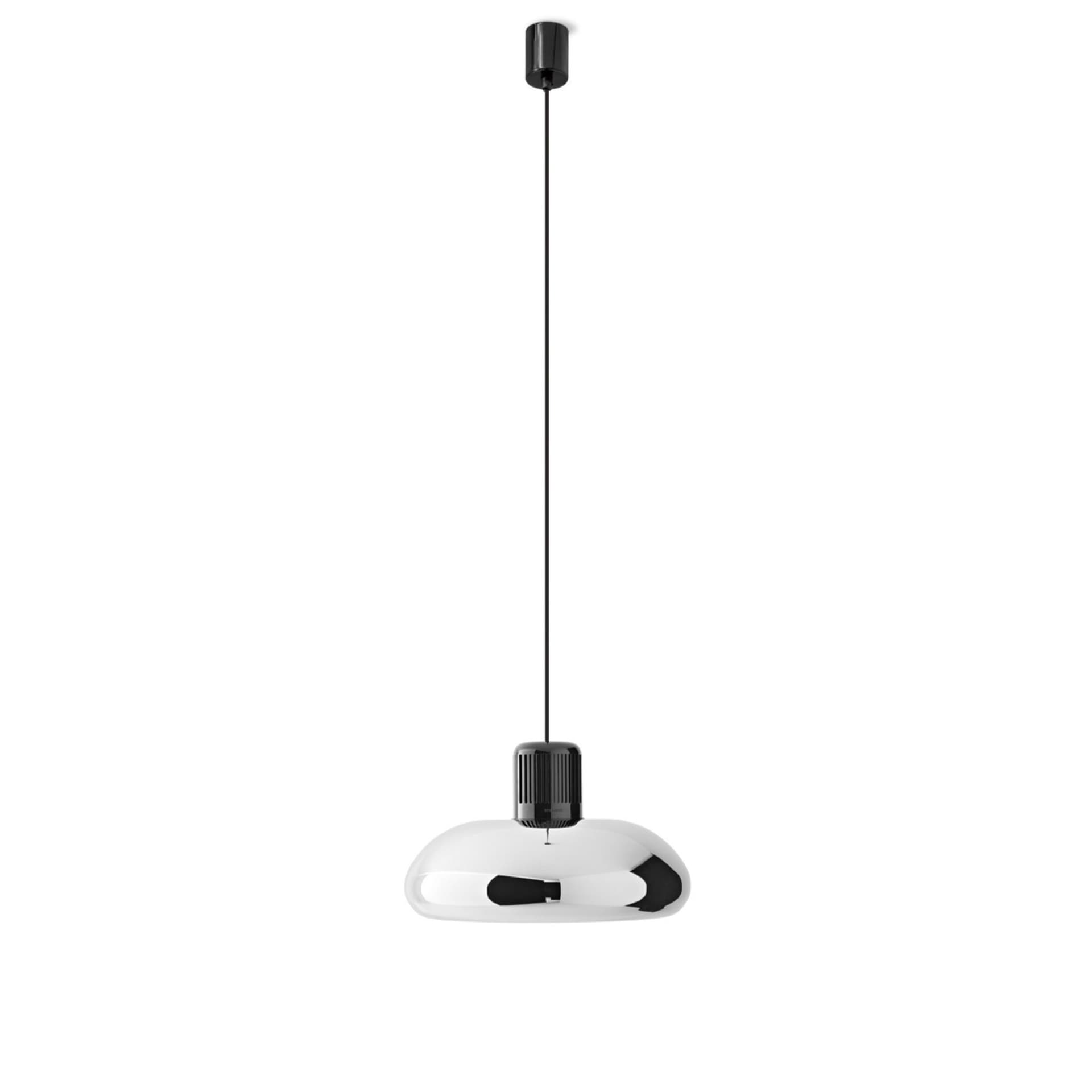 Stilnovo - Trepiù DALI pendellampe chrome / polished black - Pendellamper - Gae Aulenti,Livio Castiglioni - Sølv