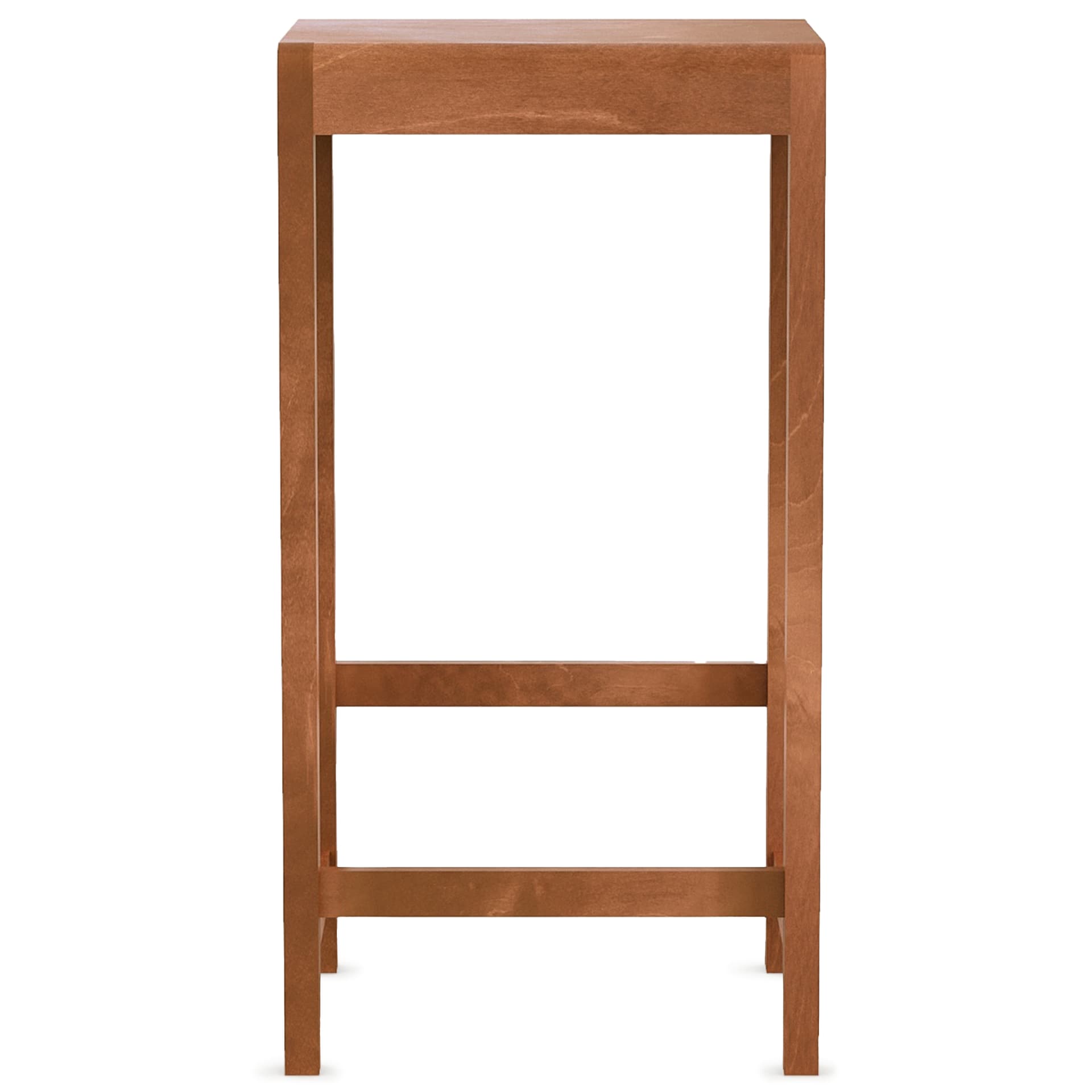 Frama - Stool 01 – Warm Brown Birch – H76 - Krakker - Frama Studio - Tre farget - Tre