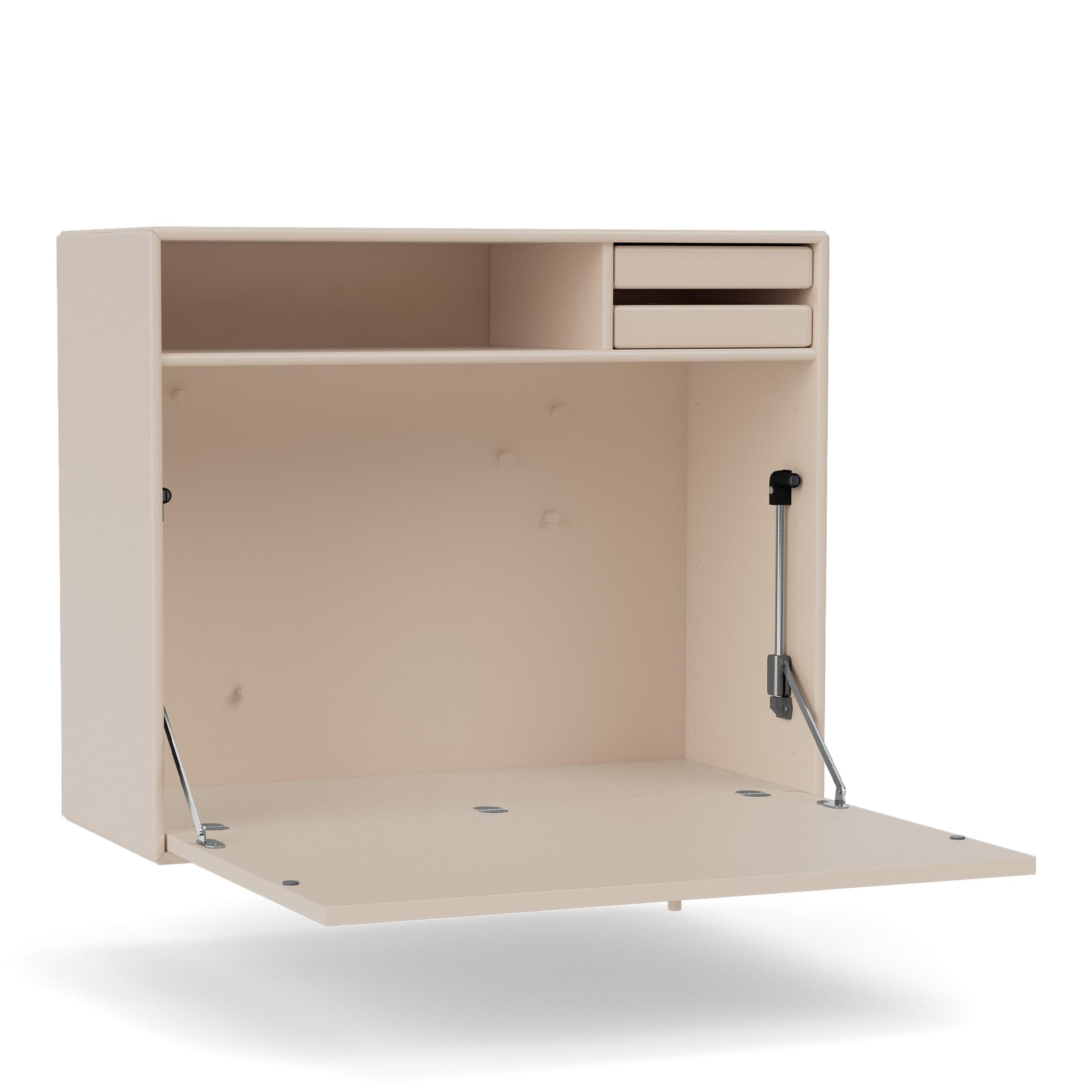 Montana - Studio Secretary 168-Clay 04 Suspension Rails - Skrivebord - Peter J. Lassen - Beige - Tre