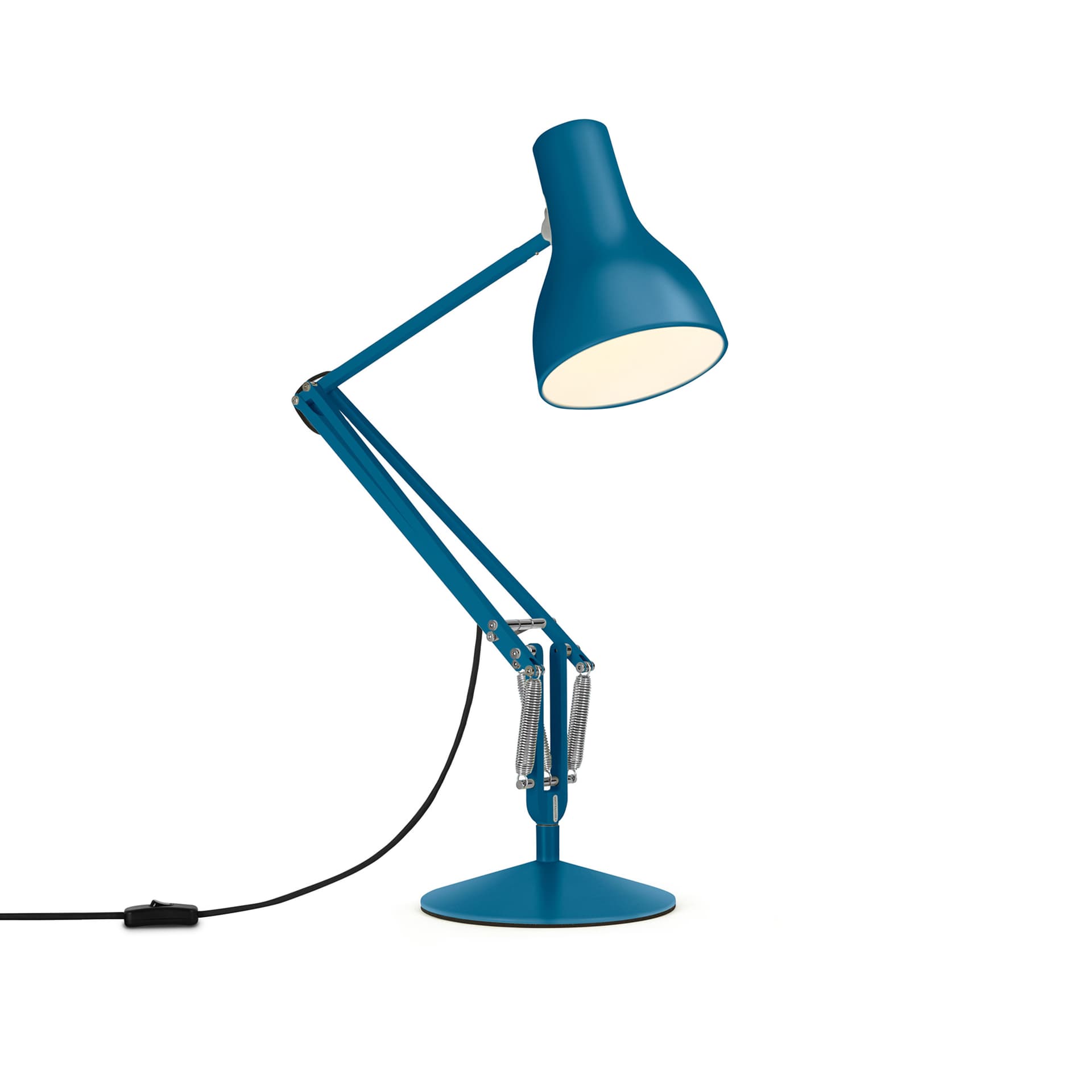 Anglepoise - Type 75 Margaret Howell Saxon Blue - Skrivebordslamper - Sir Kenneth Grange - Blå
