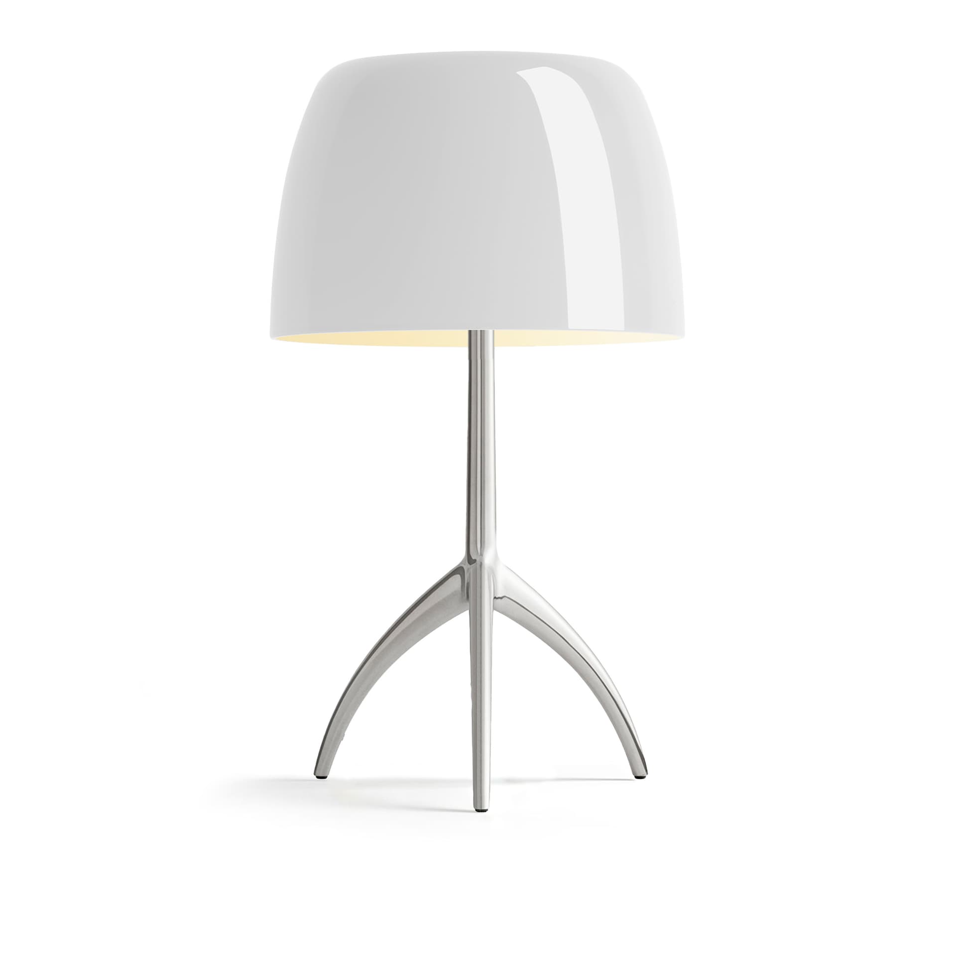 Foscarini - Lumiere Grande bordlampe med dimmer white/aluminium - Bordlamper - Rodolfo Dordoni - Hvit