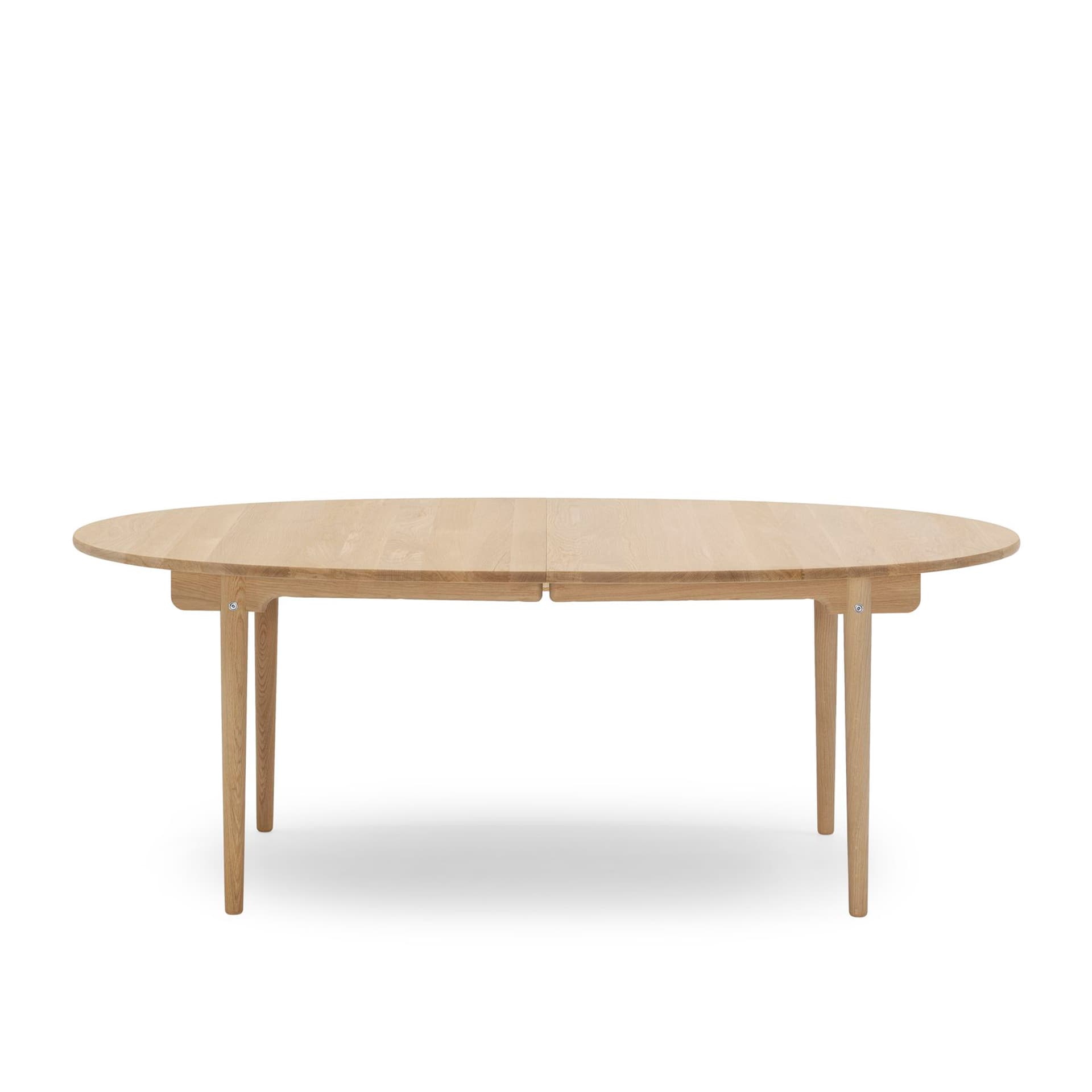 Carl Hansen - CH339, Oljad Ek, Med plats för 4 st iläggsskivor - Spisebord - Hans J. Wegner - Tre farget - Tre