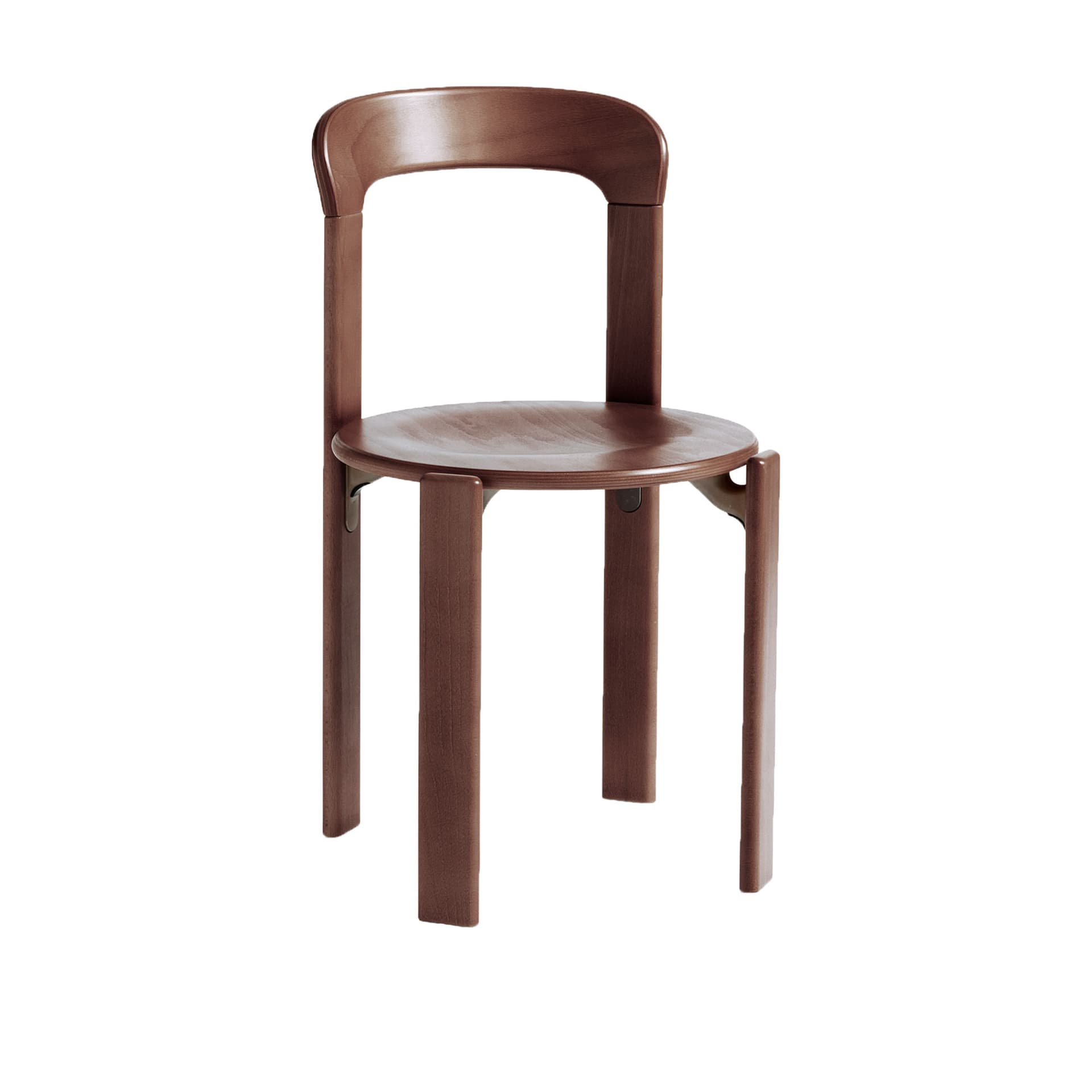 HAY - Rey Chair REY22, Umber water-based lacquered beech - Spisestoler - Bruno Rey - Brun - Tre