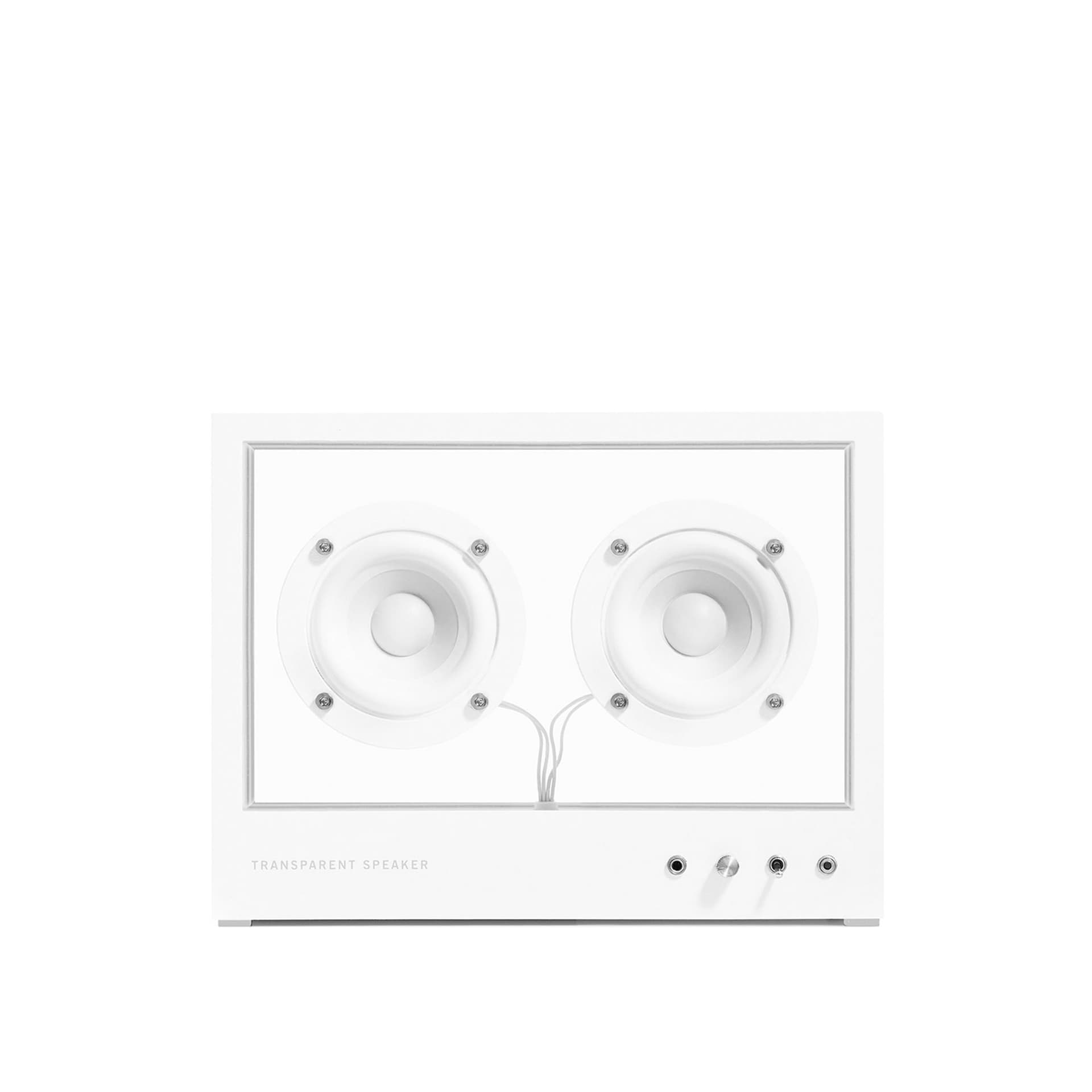 Transparent Sound - Small Transparent Speaker White - Høyttalere og lydanlegg - Per Brickstad - Hvit