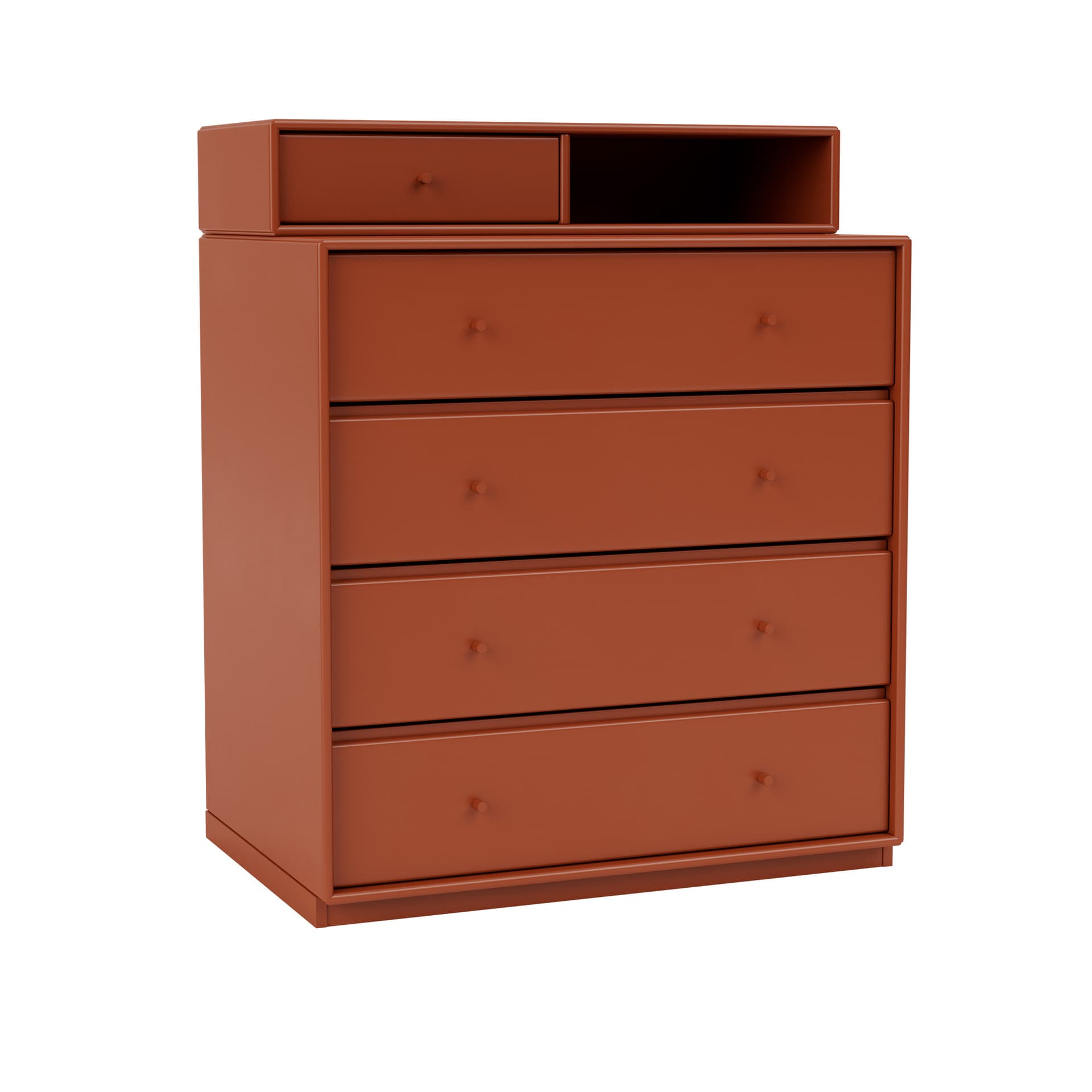 Montana - Keep Chest Of Drawers 162-Hokkaido 06 Plinth 3 cm - Skjenker - Peter J. Lassen - Rød - Tre