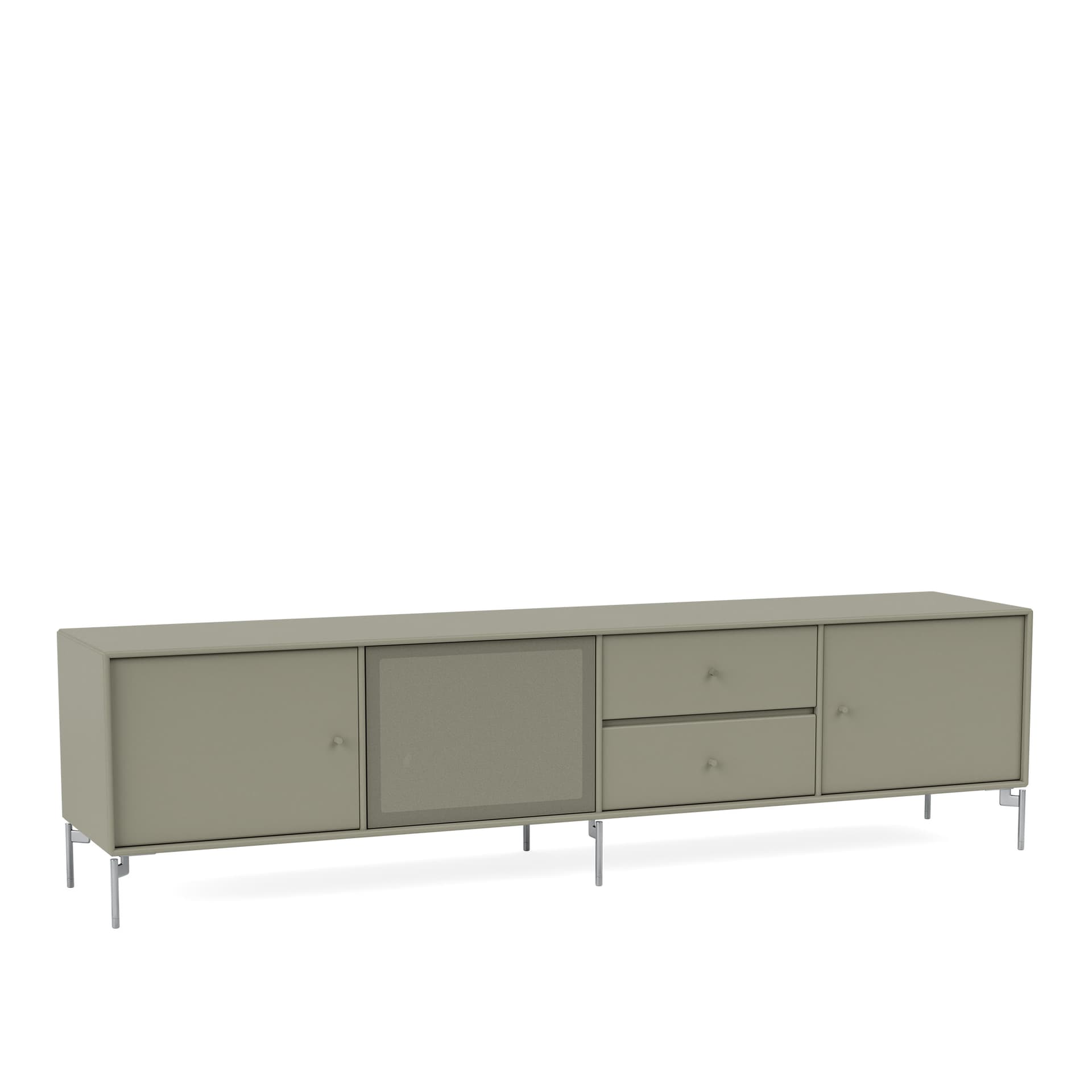 Montana - Octave Viii TV Bench 144-Fennel Matt Chrome - TV-benker - Peter J. Lassen - Grønn - Tre