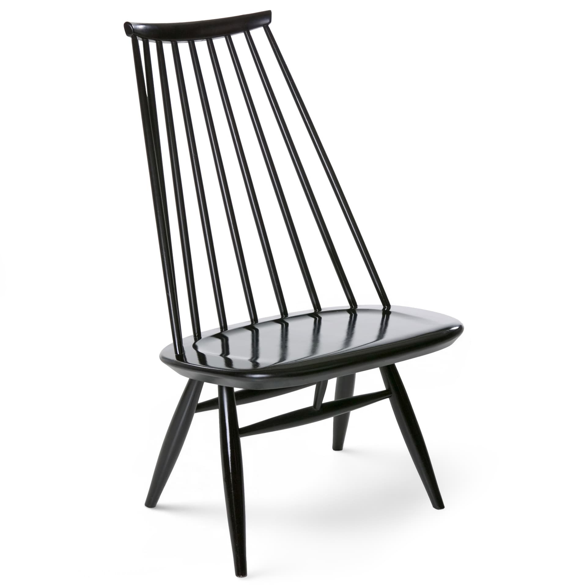 Artek - Mademoiselle Fåtölj Svartbetsad Björk - Lenestoler - Ilmari Tapiovaara - Svart - Tre